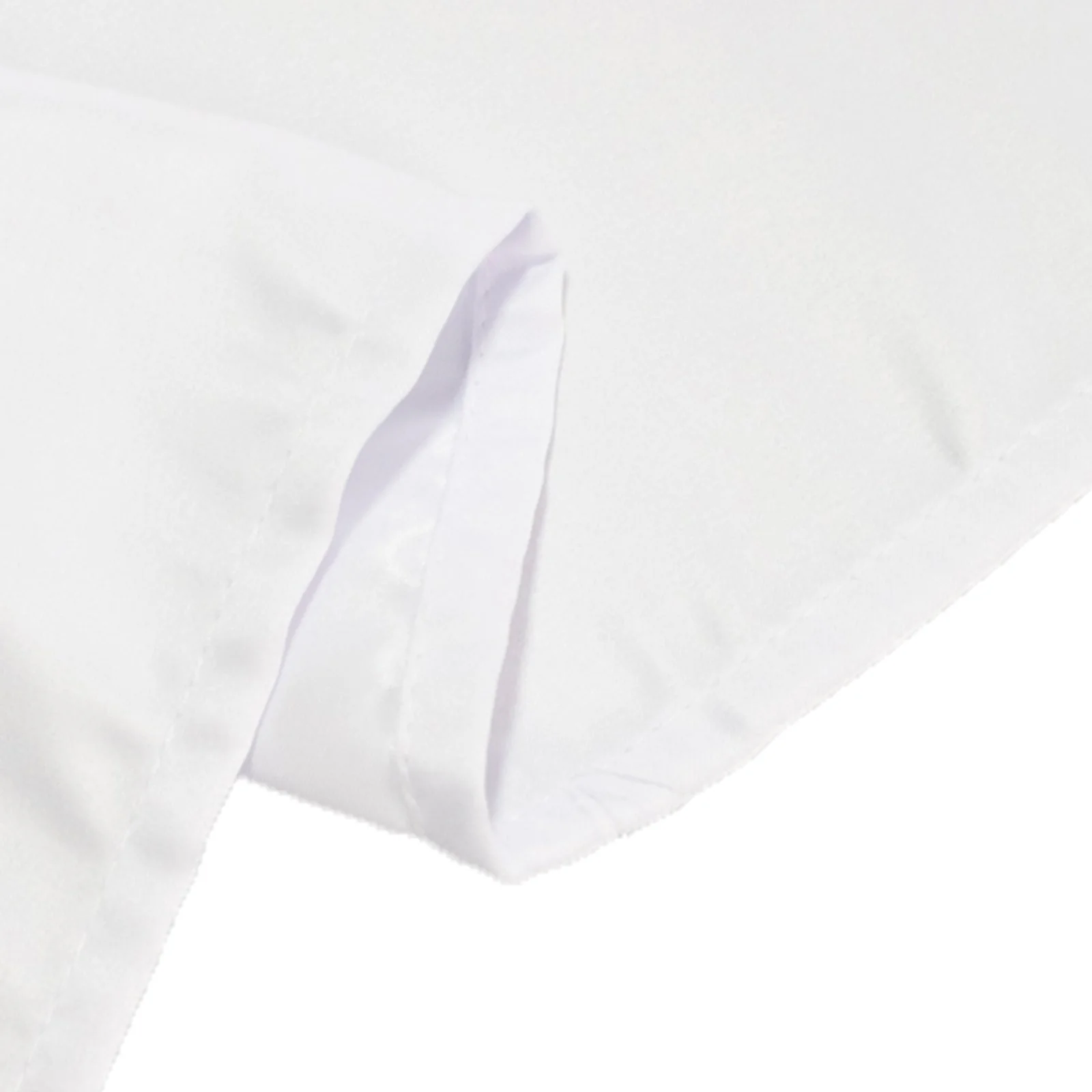 Lamour Satin Rectangle Tablecloth 60"x102" White - Soft and Wrinkle Resistant Table Cover for Weddings & Parties - Image 9