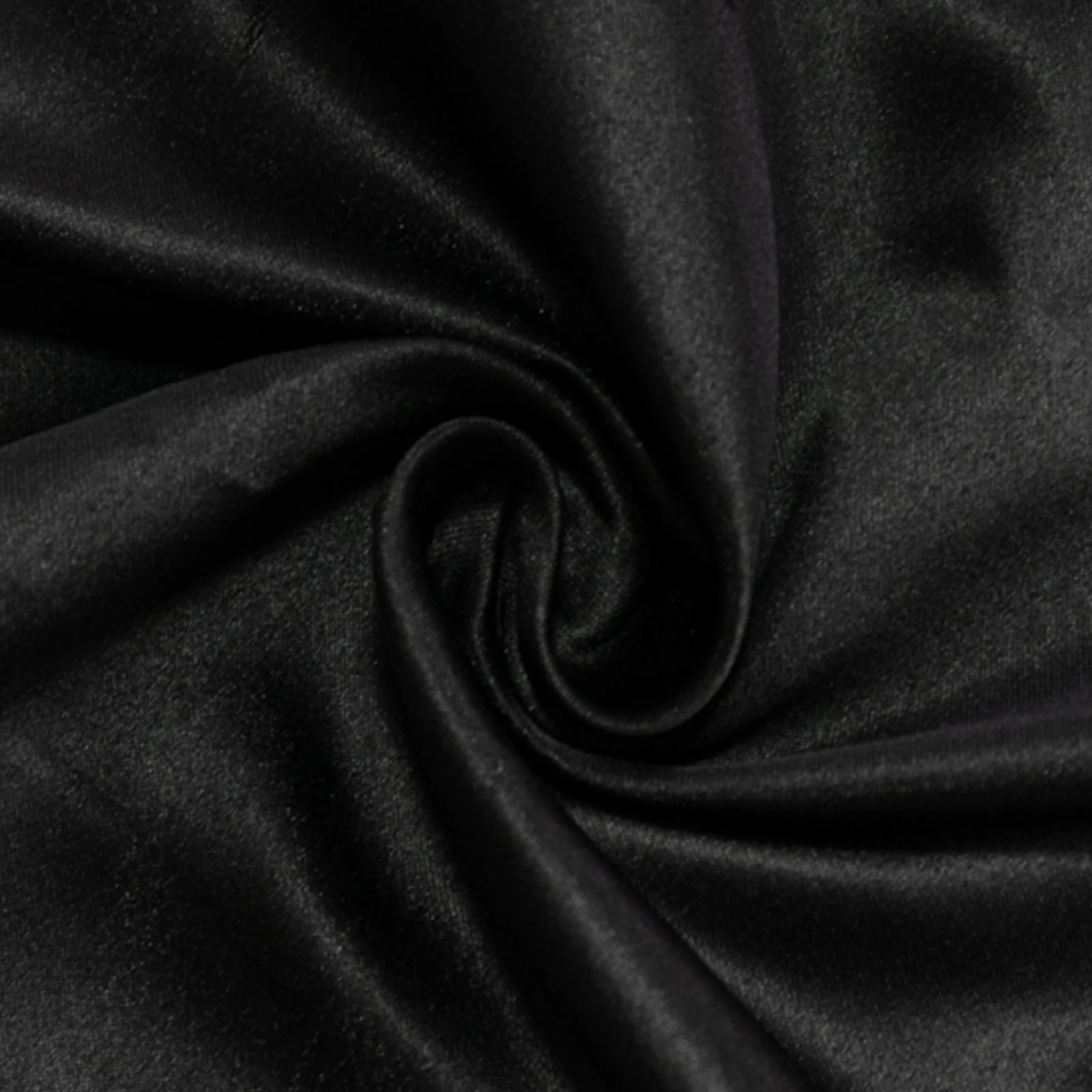 Lamour Satin Rectangle Tablecloth 60"x126" Black - Durable & Wrinkle-Resistant Table Cover for Casual or Formal Events - Image 6