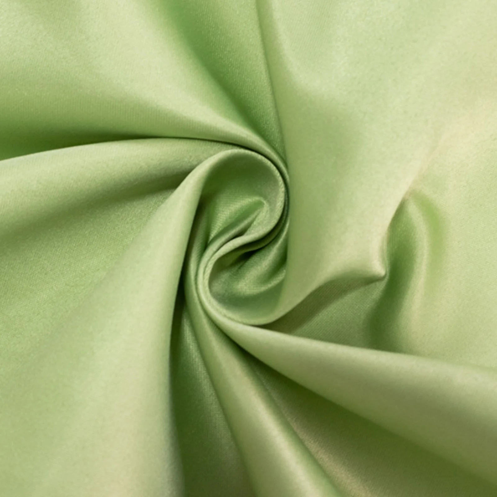 Lamour Satin Rectangle Tablecloth 90"x132" Sage Green - Seamless Table Cover - Image 7