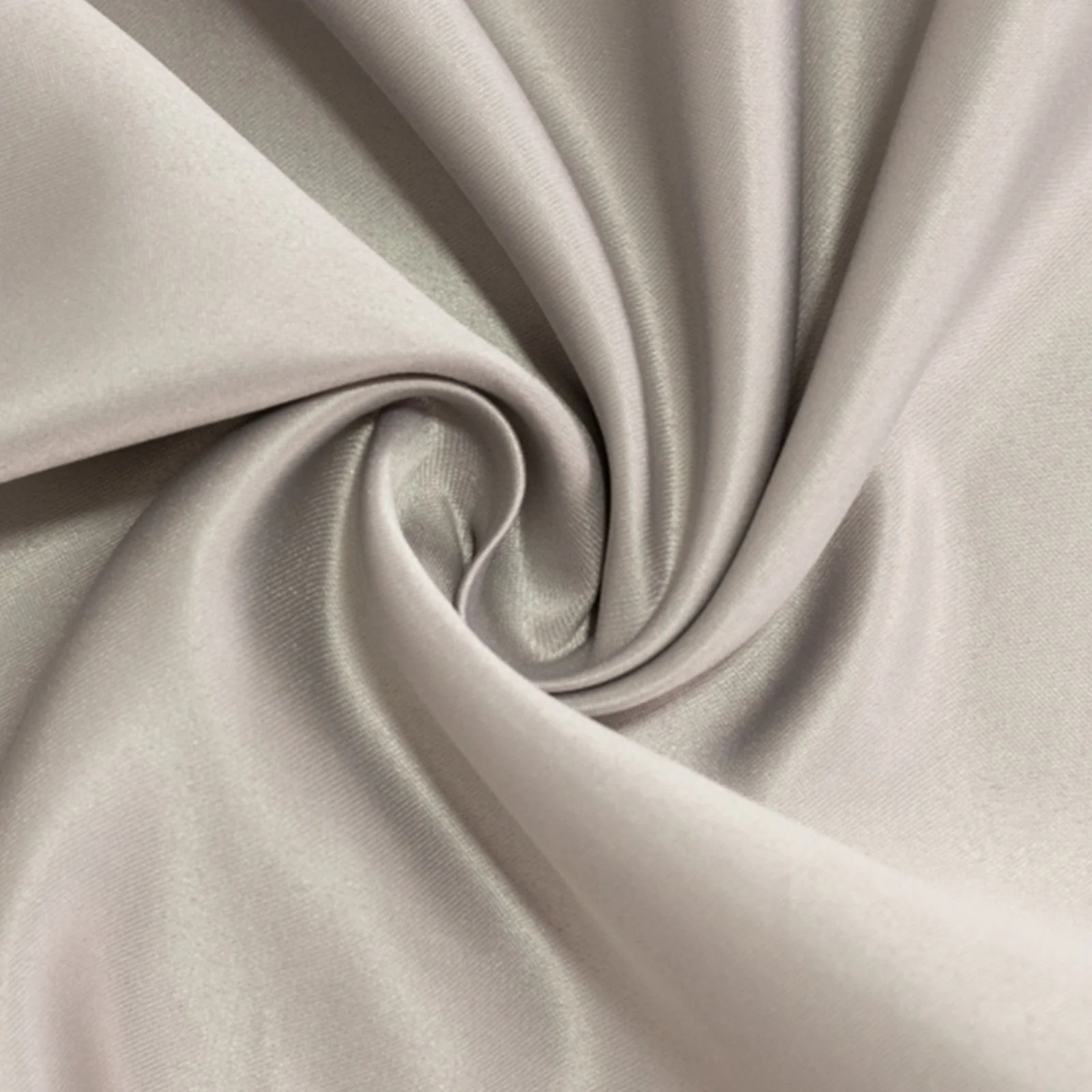 Lamour Satin Rectangle Tablecloth 90"x156" Silver - Soft Sheen Seamless Table Cover - Image 5