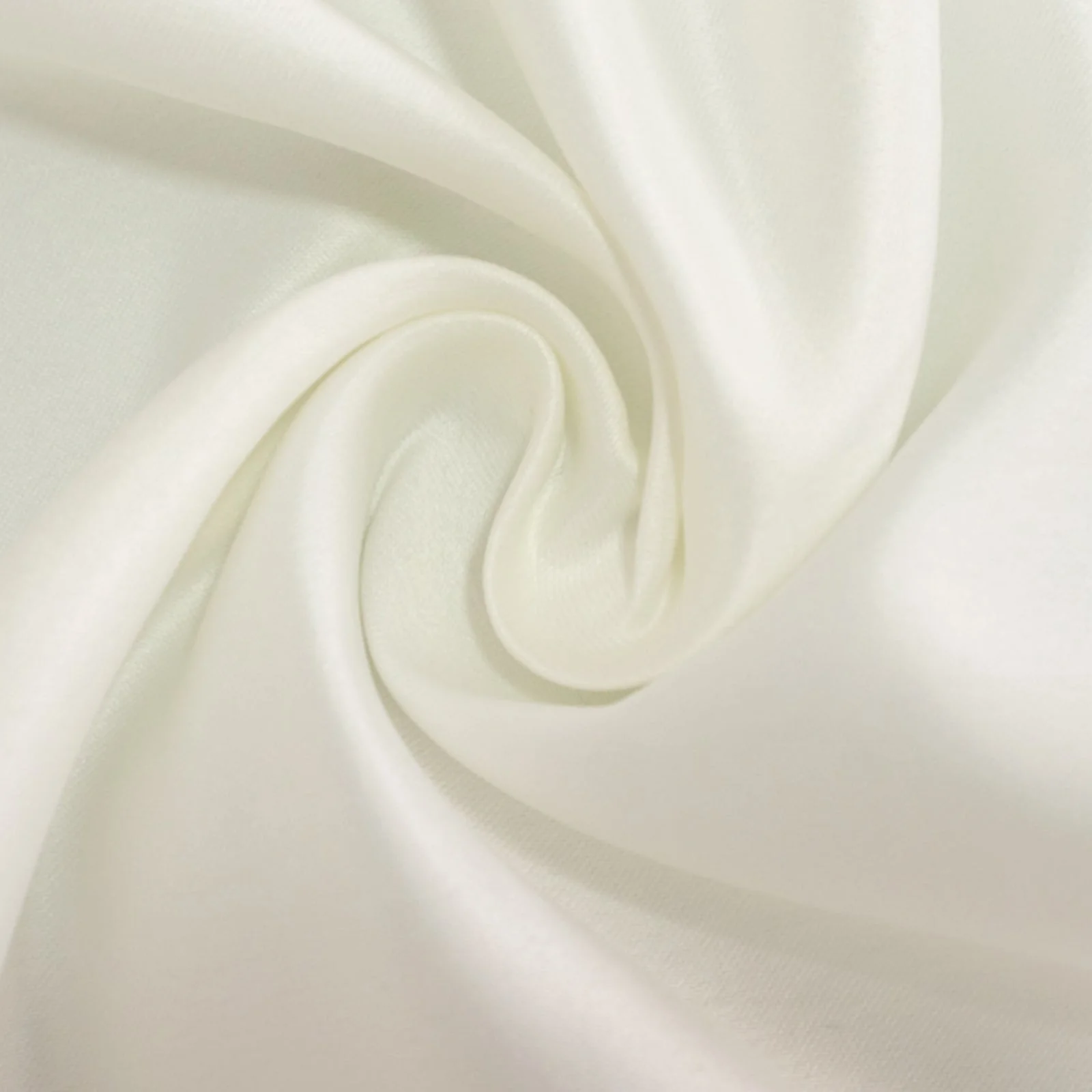 Lamour Satin Round Tablecloth 108" Ivory - Soft Tempered Sheen Table Cover - Image 7