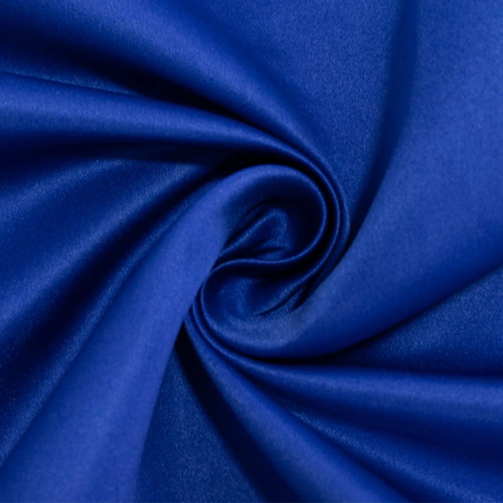 Lamour Satin Round Tablecloth 108" Royal Blue - Soft Tempered Sheen Table Cover - Image 7
