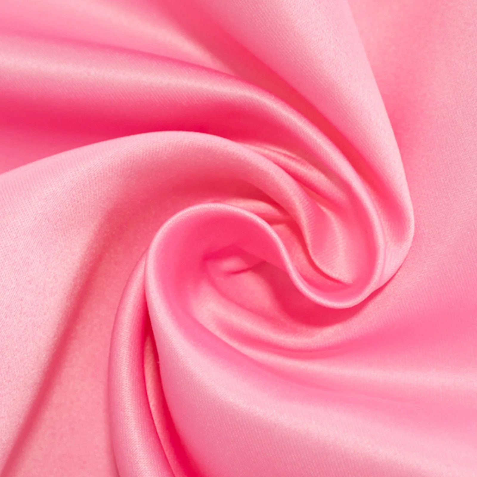 Lamour Satin Square Tablecloth 54"x54" Pink - Classy Silk-Like Table Cover - Image 6