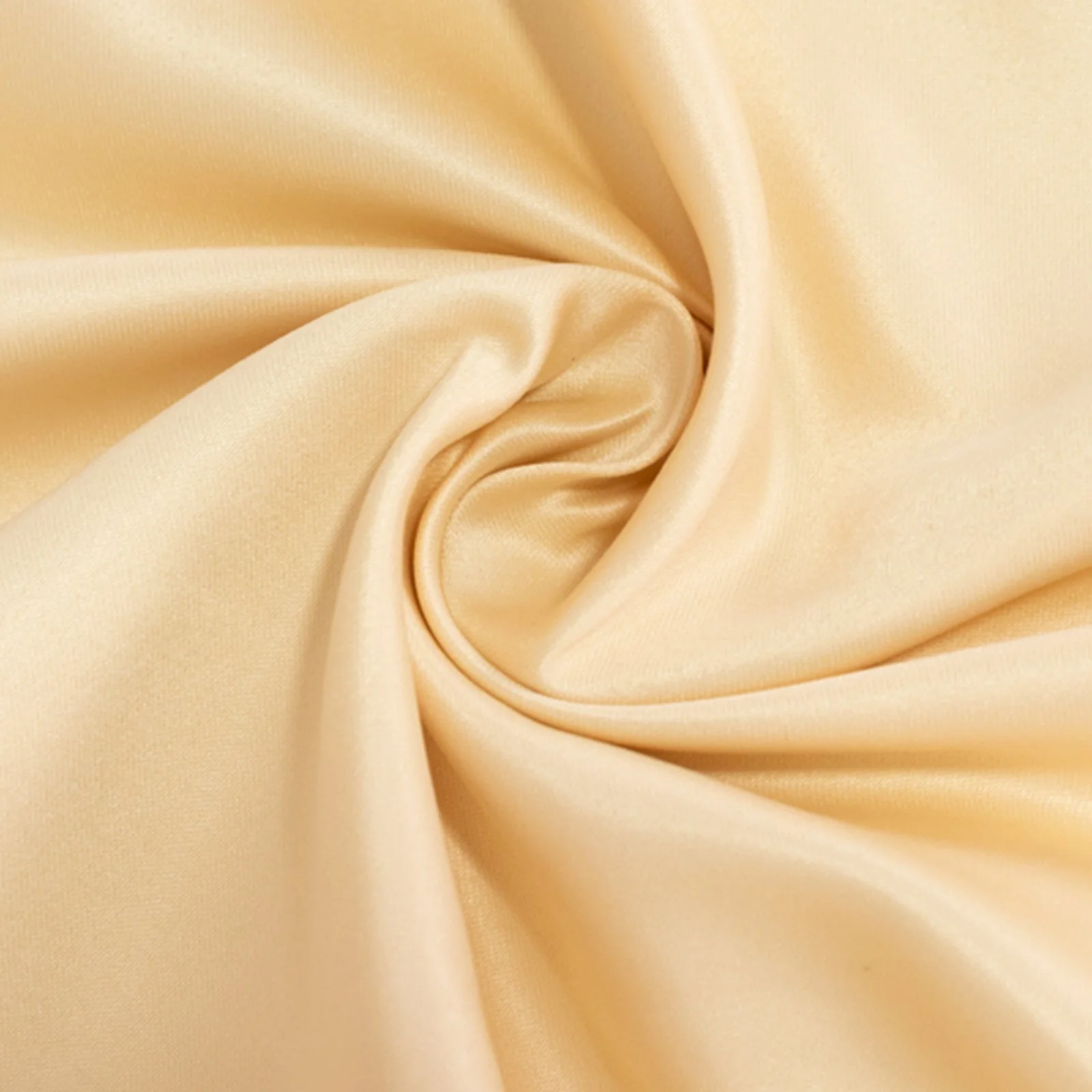 Lamour Satin Table Overlay 72"x72" Beige with Smooth Finish - Image 8