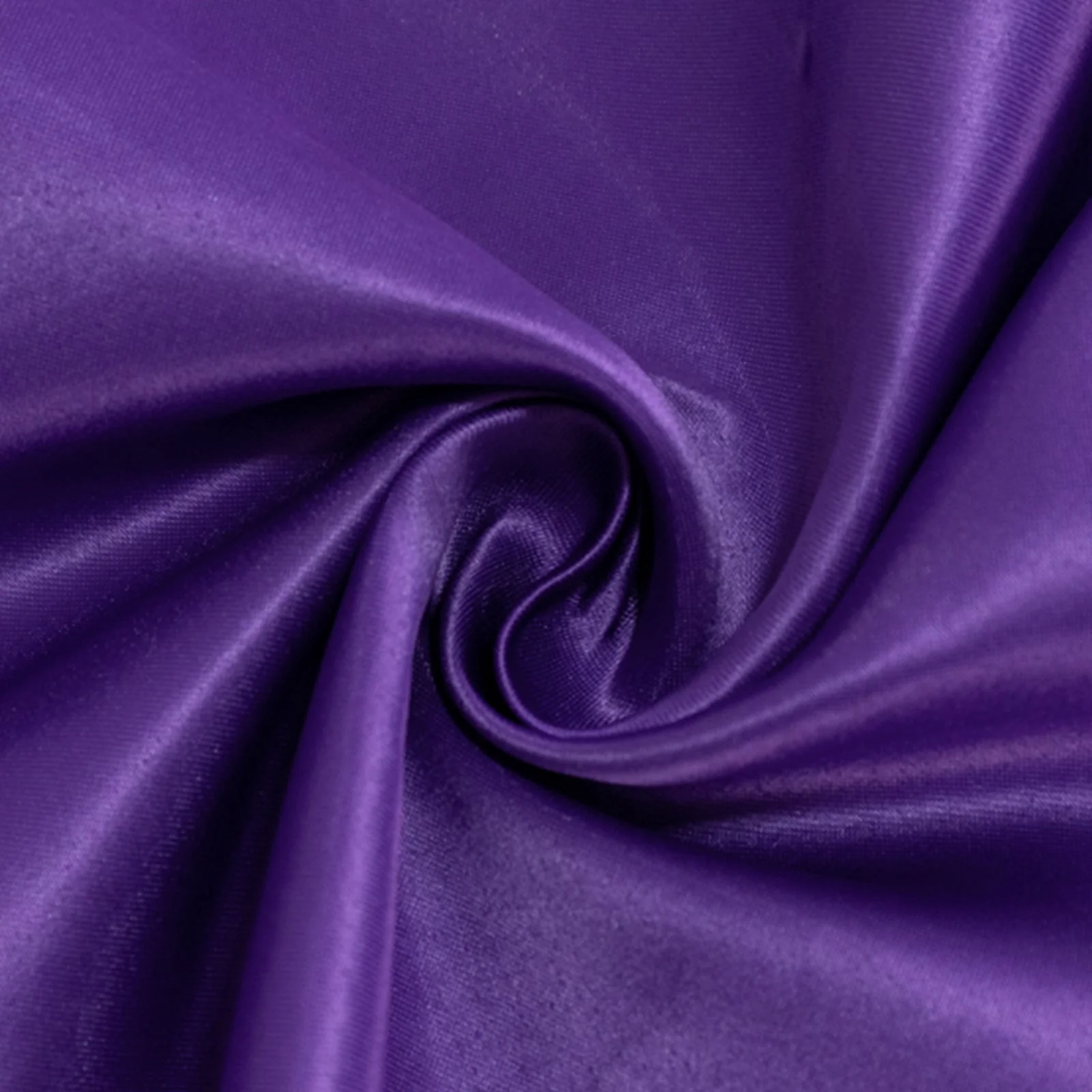 Lamour Satin Table Overlay 72"x72" Purple with Smooth Finish - Image 8