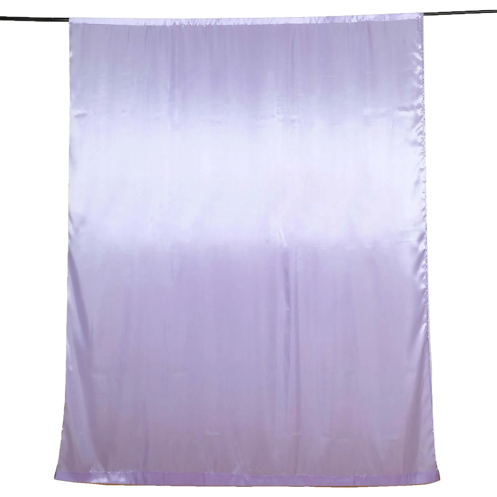 Lavender Lilac Satin Backdrop Drape Curtain, Photo Booth Event Divider Panel - 8ftx10ft - Image 7