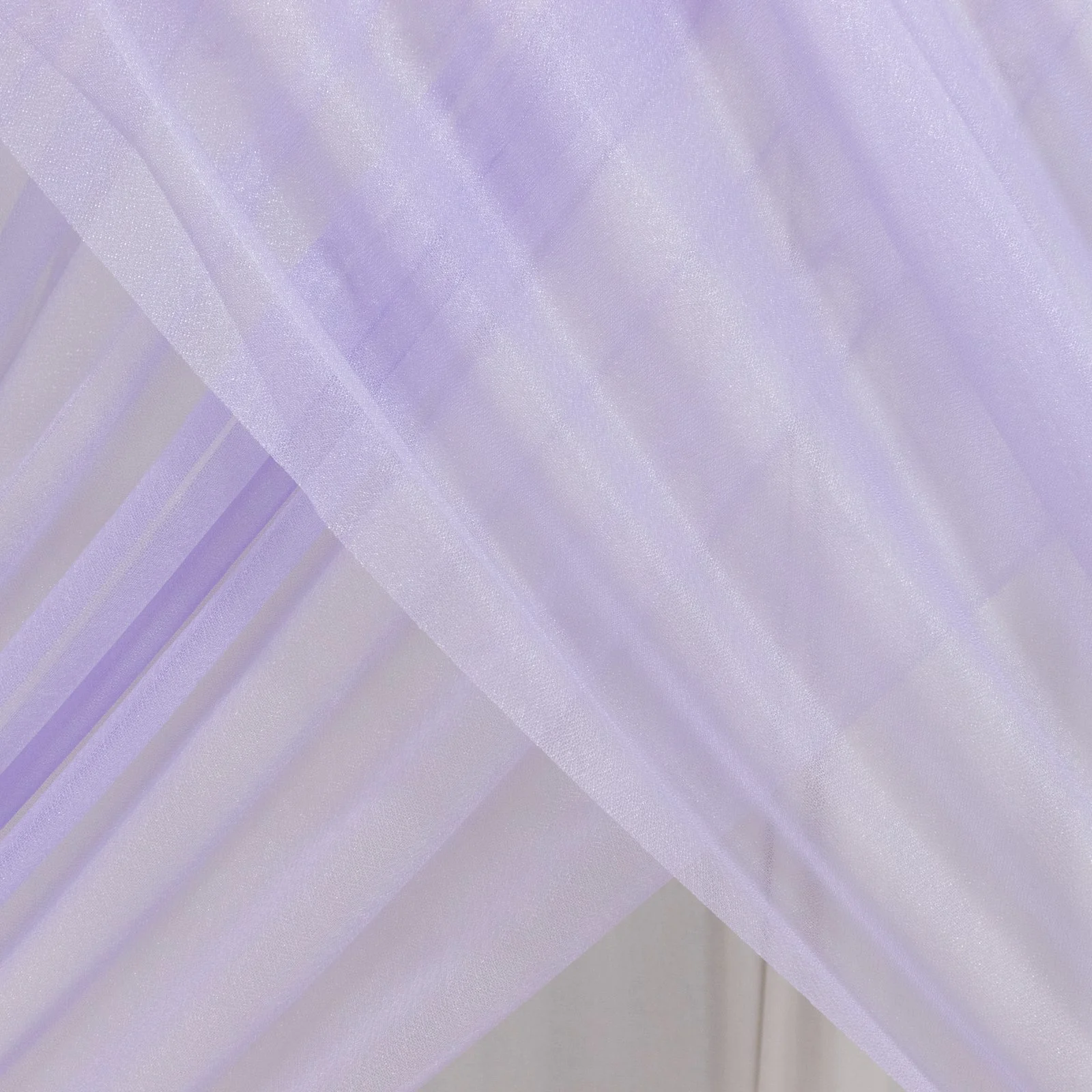 Sheer Wedding Arch Drape – 5ftx14ft Lavender Lilac Sheer Curtain Backdrop, Ceiling Drapery Panel - Image 6