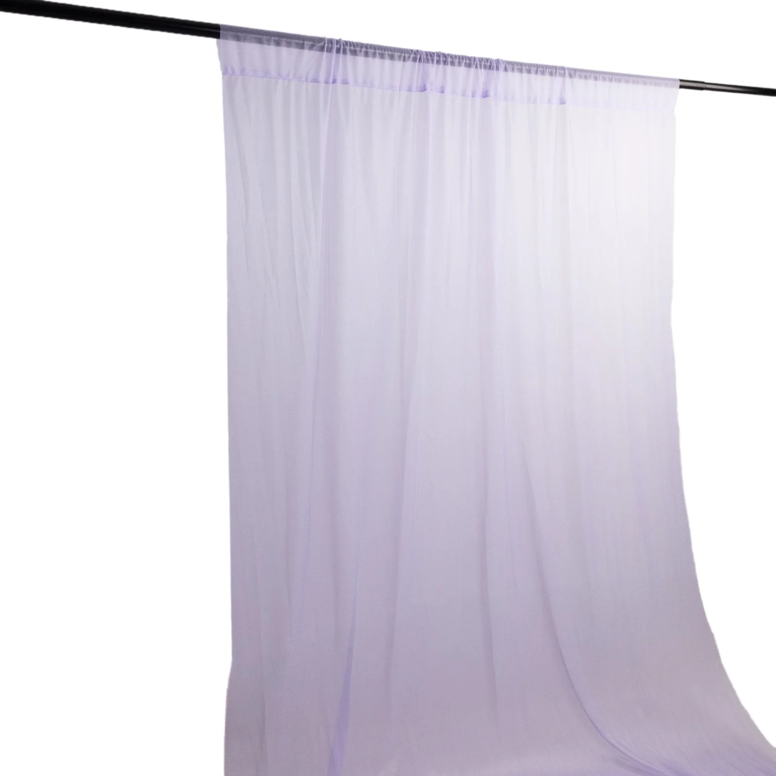 Sheer Wedding Arch Drape – 5ftx14ft Lavender Lilac Sheer Curtain Backdrop, Ceiling Drapery Panel - Image 7