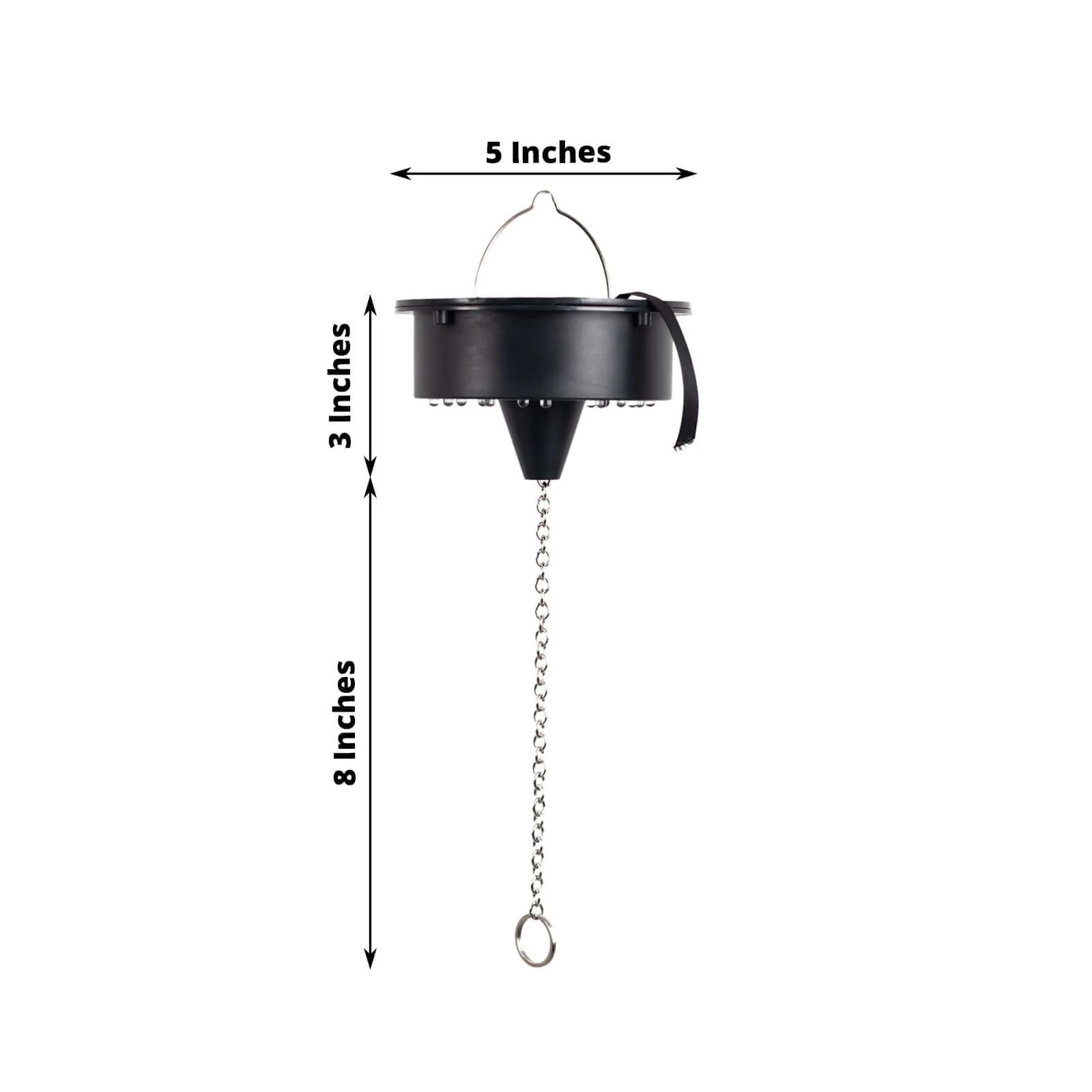 LED Light Rotating Heavy Duty Motor For Hanging Mirror Disco Ball, 5 RPM Battery Operated Motor With 8" Hanging Chain - Image 3