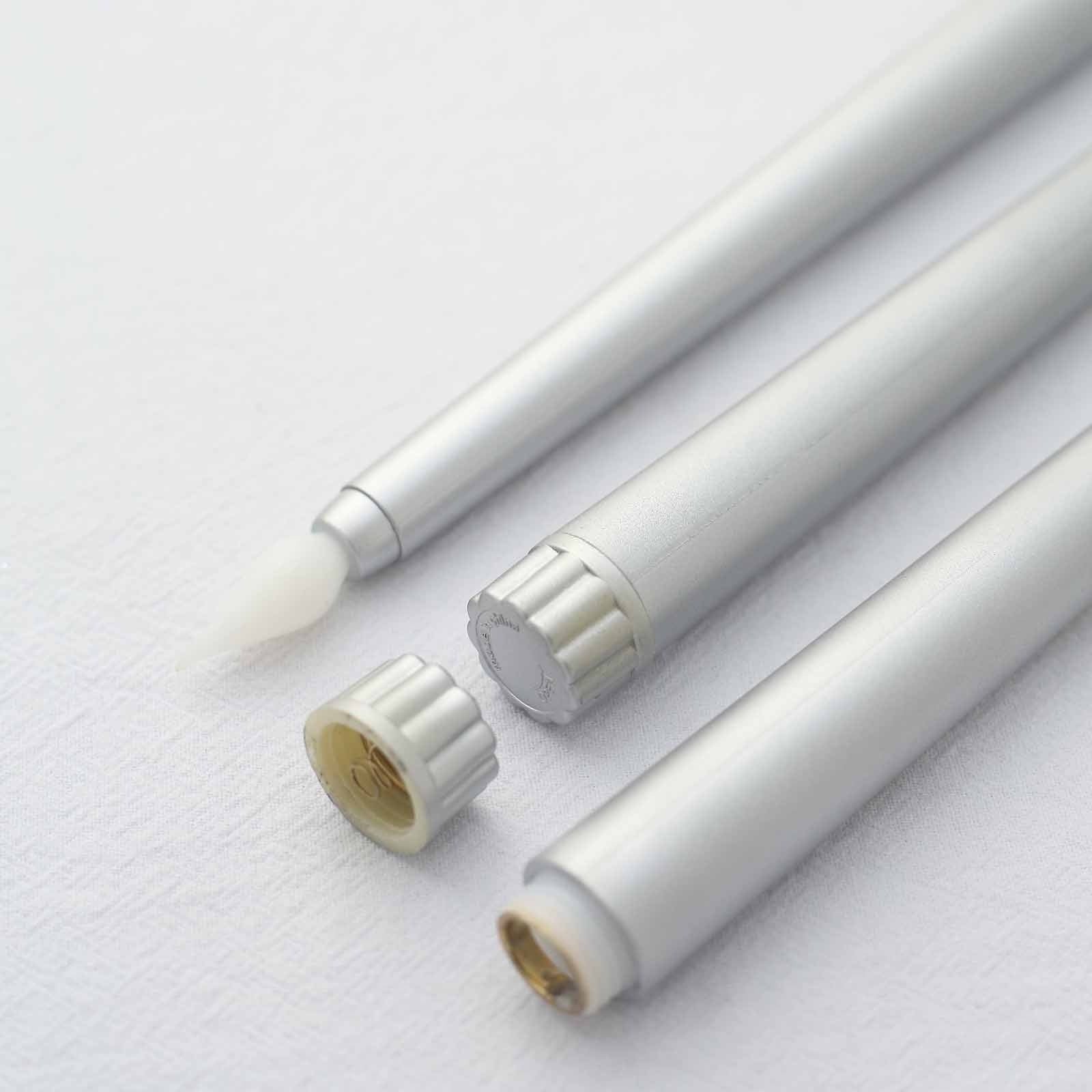 3-Pack LED Taper Candles 11" Warm Flickering Silver - Flameless Decorative Lighting - Image 13