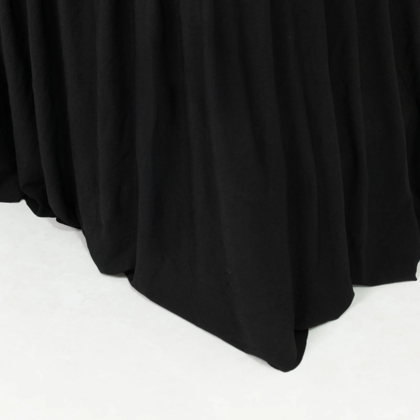 Lifetime Folding Chair Cover Black – Spandex Pleated Stretch Slipcover with Floor-Length Skirt, Also Fits Standard Chairs - Image 7