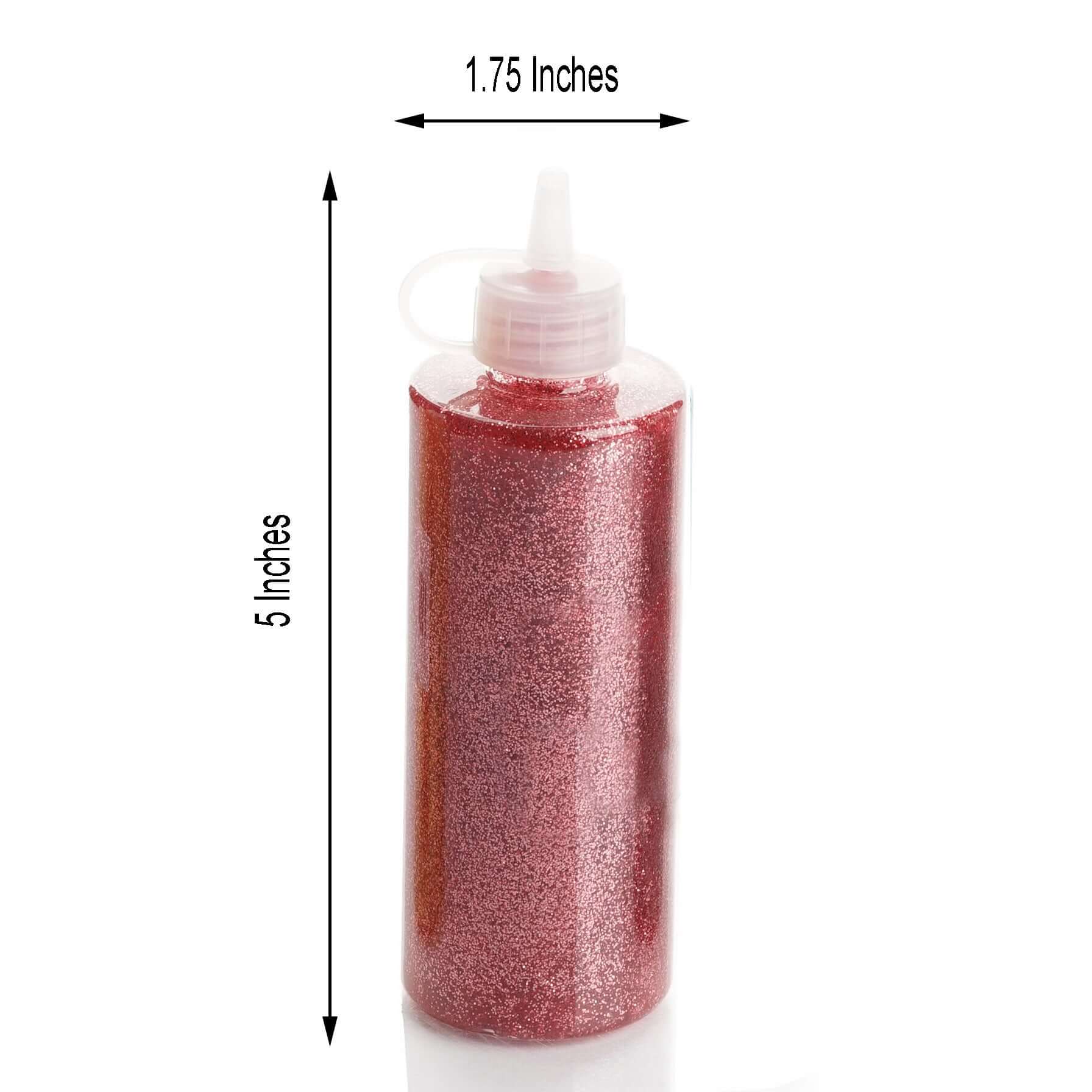 Metallic Glitter Glue 4 oz Bottle Rose Gold - Nontoxic Washable Art Glue for Creative DIY Projects Kids' Crafts & Party Decor - Image 3