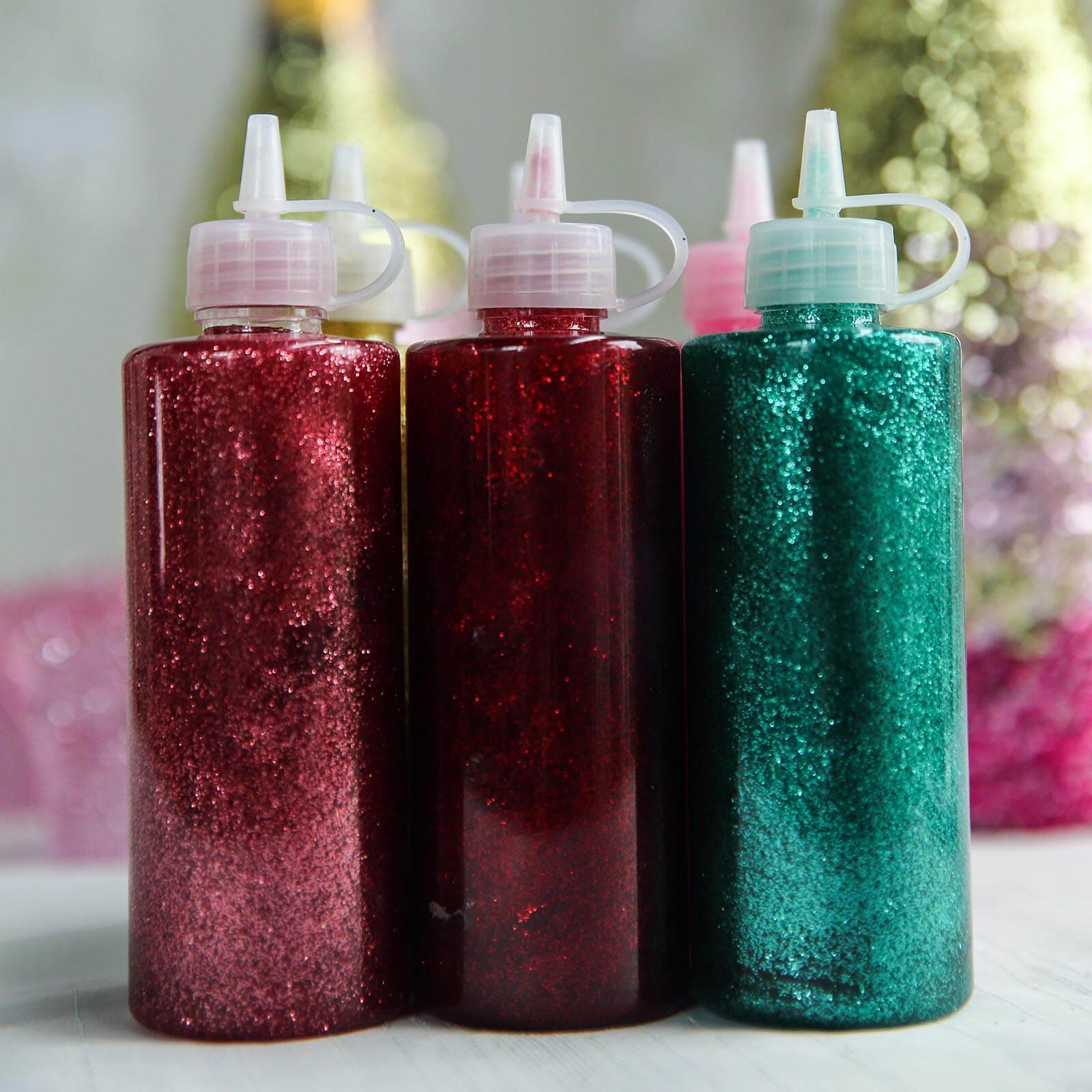 Metallic Glitter Glue 4 oz Bottle Rose Gold - Nontoxic Washable Art Glue for Creative DIY Projects Kids' Crafts & Party Decor - Image 9