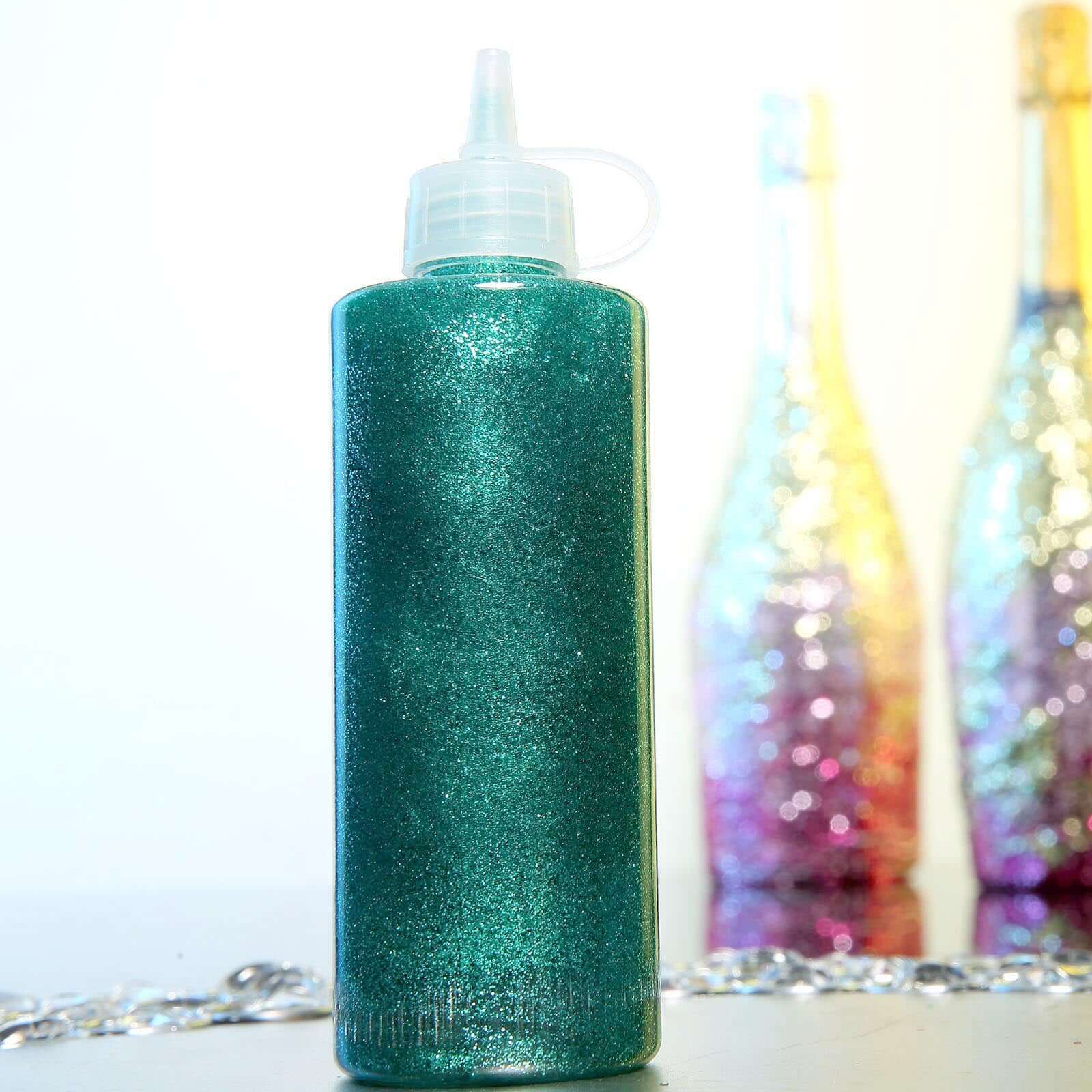 Metallic Glitter Glue 4 oz Bottle Turquoise - Nontoxic Washable Art Glue for Creative DIY Projects Kids' Crafts & Party Decor - Image 10