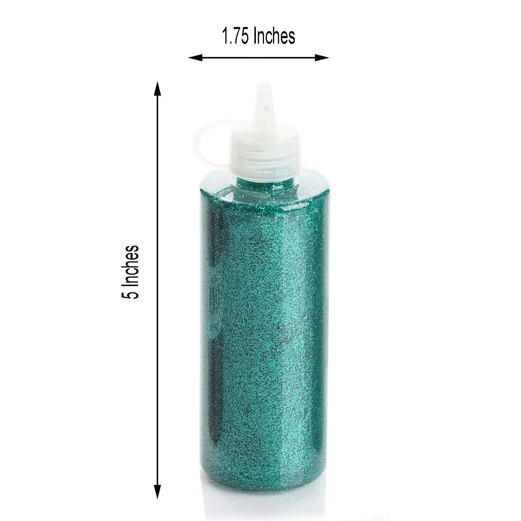 Metallic Glitter Glue 4 oz Bottle Turquoise - Nontoxic Washable Art Glue for Creative DIY Projects Kids' Crafts & Party Decor - Image 3