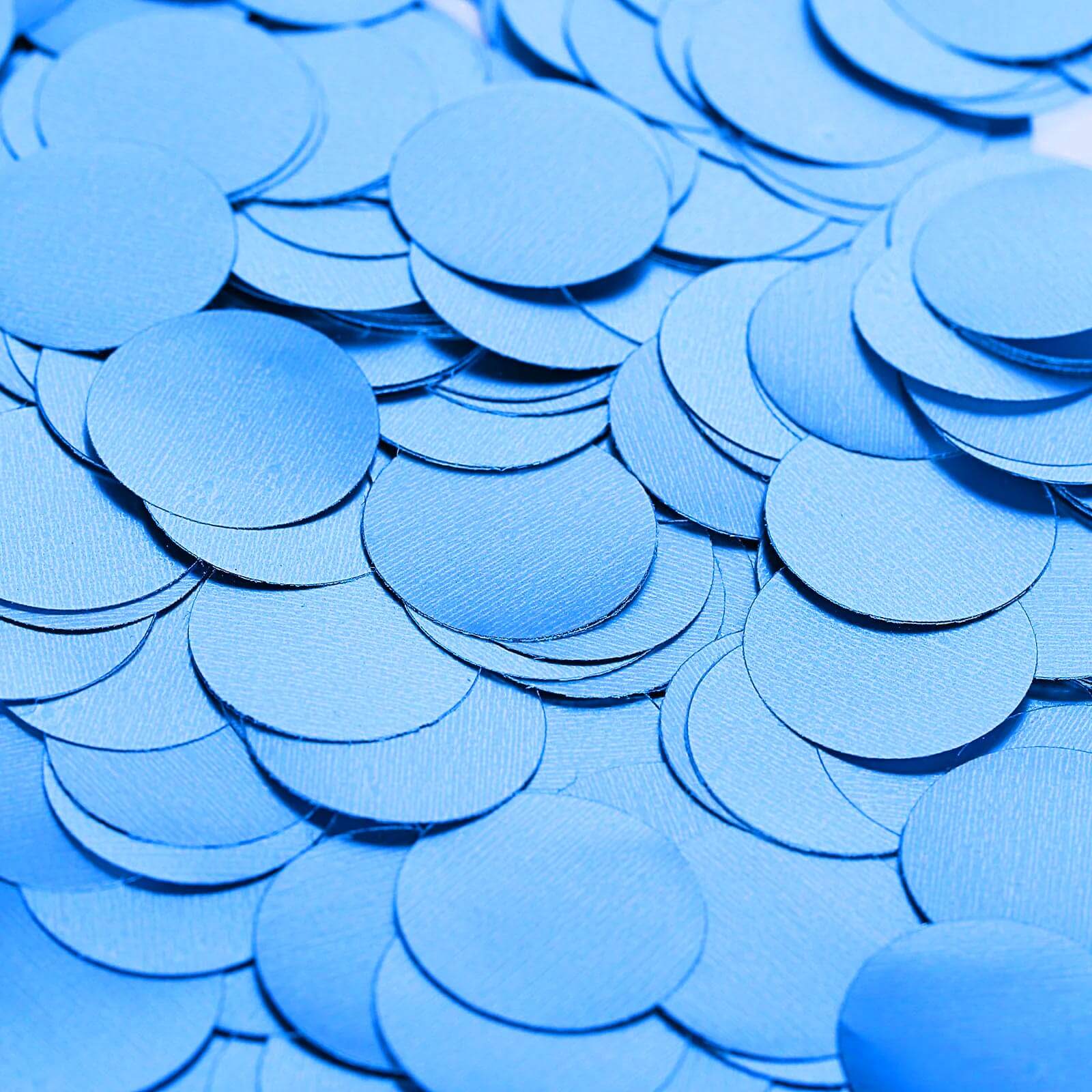 Metallic Round Party Confetti 18G Bag Dusty Blue Foil - Balloon Table Confetti Glitter Dots for Festive Weddings Baby Bridal Showers & Events - Image 12
