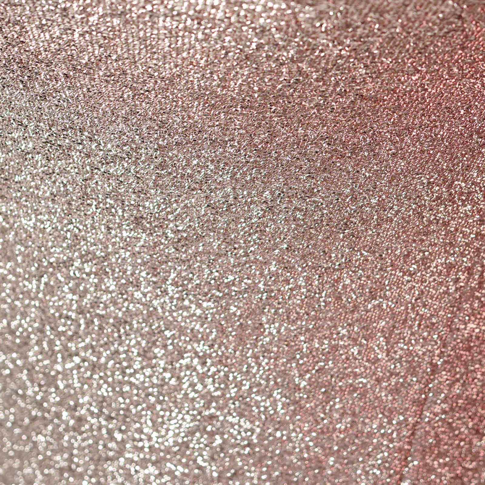 Metallic Spandex Fitted Glitter Cocktail Table Cover 36" Round Rose Gold - Exquisite Stretch Fit for High Top Tables - Image 8
