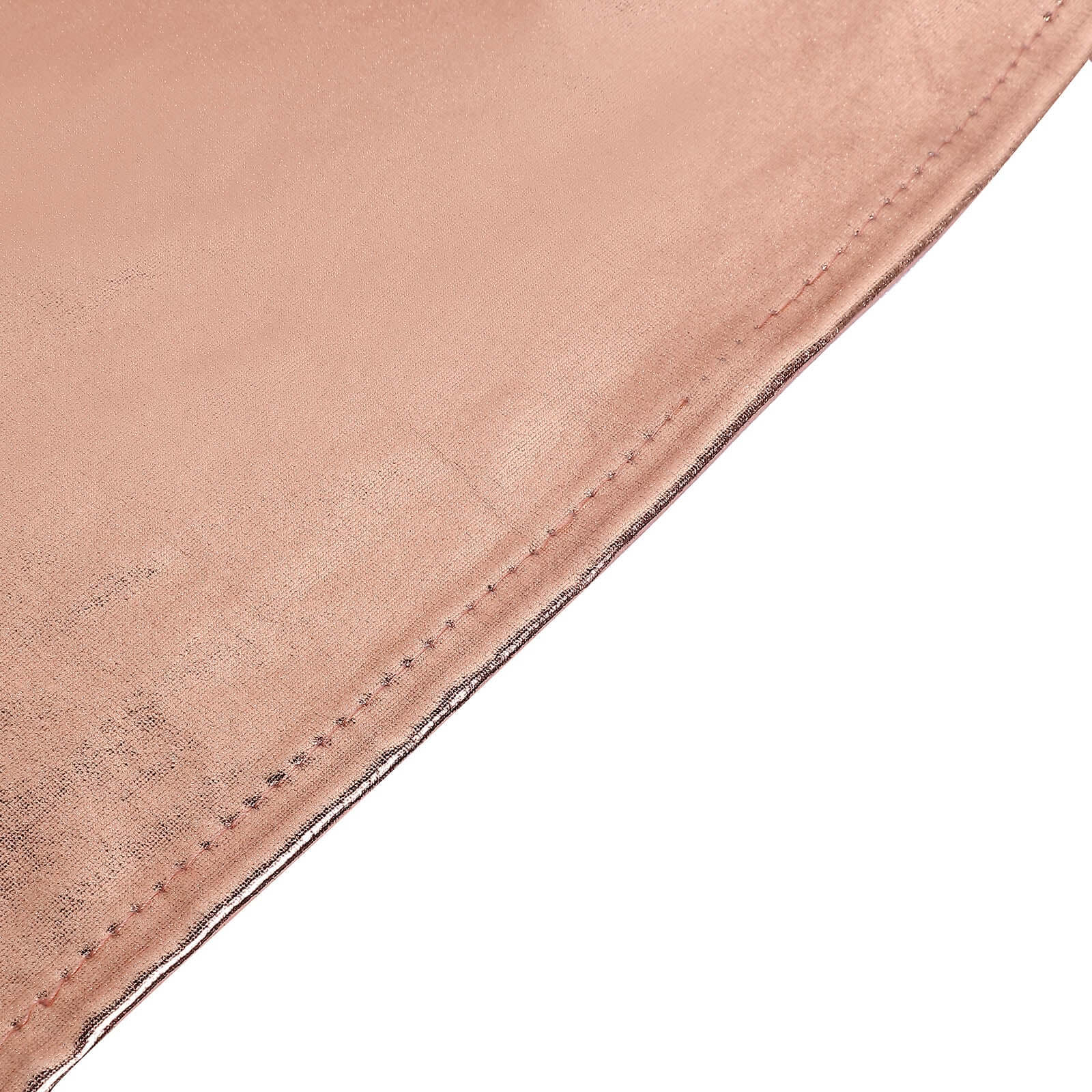 Metallic Spandex Fitted Round Cocktail Table Cover 30" Blush Highboy Tablecloth - Stretch Fit & Water-Resistant - Image 11