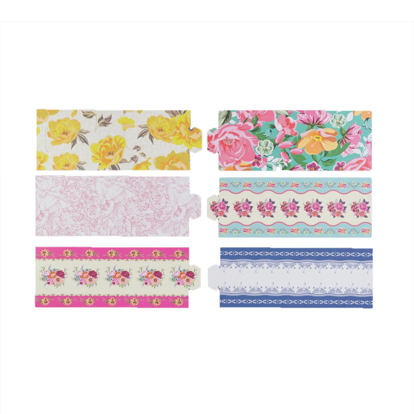 48-Pack Disposable Napkin Rings in Mixed Vintage Floral – Elegant Paper Napkin Holder Bands for Tea Parties, Weddings & Special Occasions - Image 7