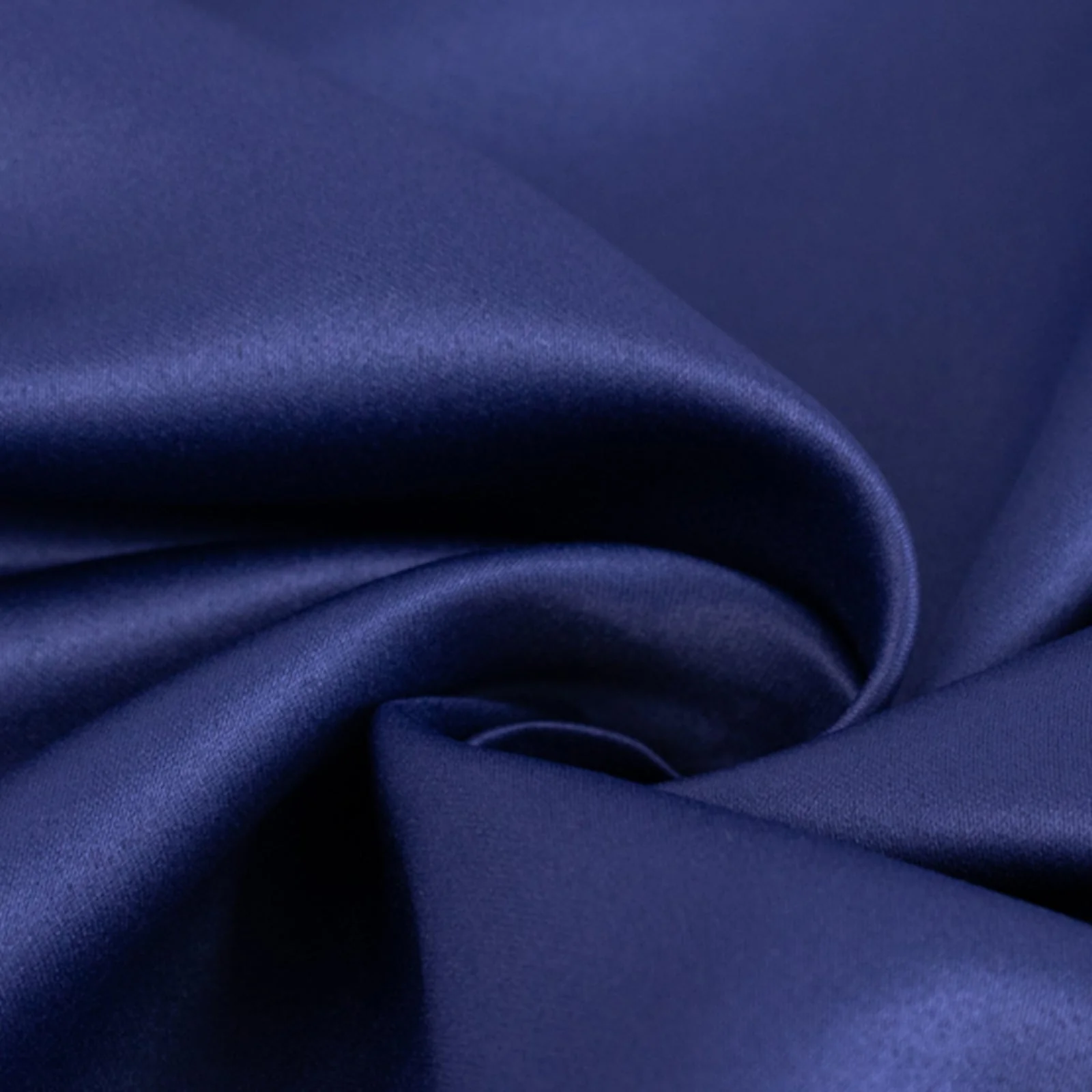 Navy Blue Lamour Satin Fabric Bolt, Heavy Matte Satin Fabric By The Yard - 54"x10 Yards - Image 6