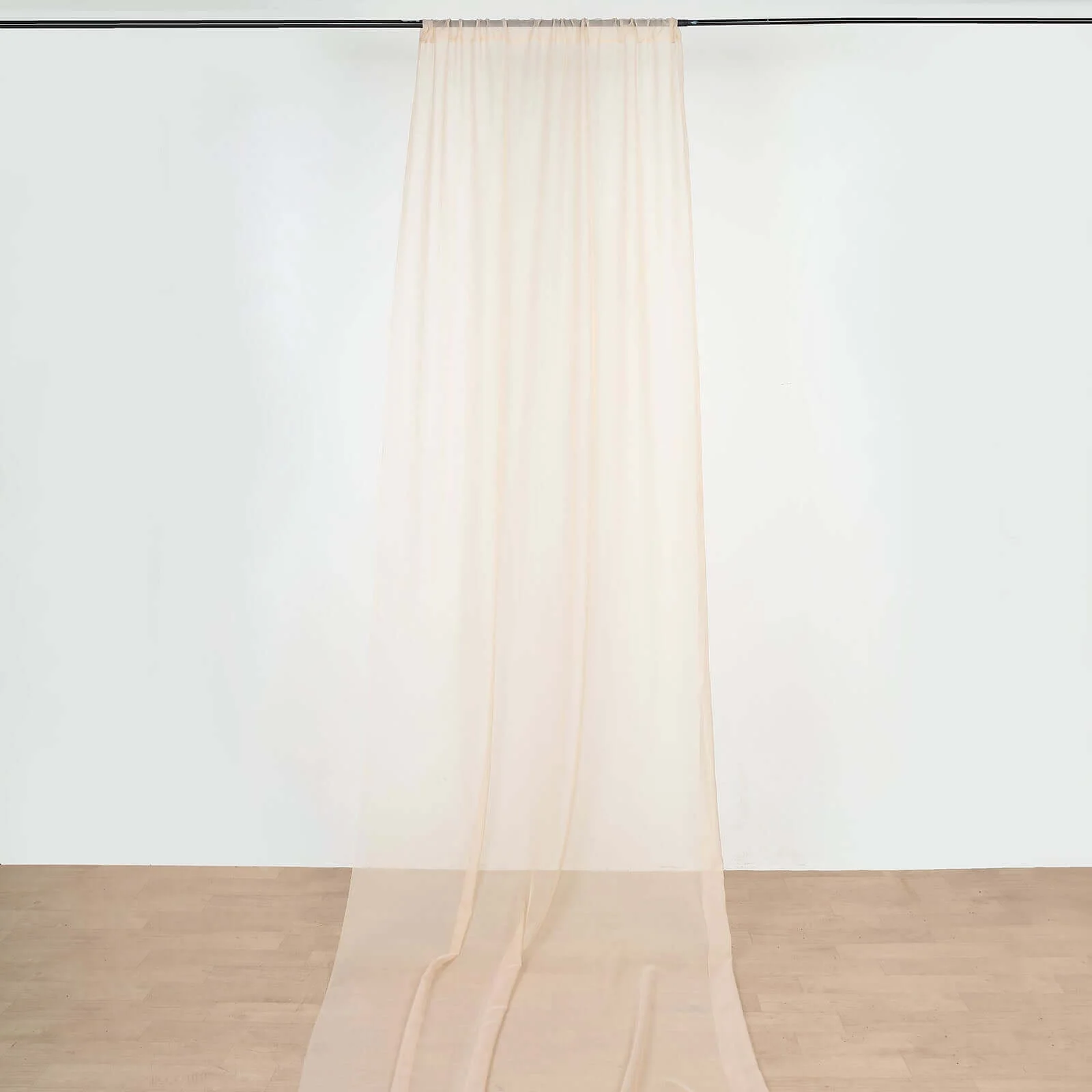 Nude Sheer Durable Flame Resistant Ceiling/Curtain Draping Panels 10ftx20ft - Image 6