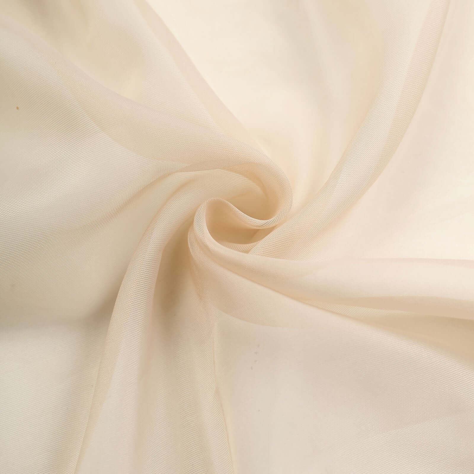Nude Sheer Organza Wedding Arch Draping Fabric, Long Curtain Backdrop Window Scarf Valance 18ft - Image 10