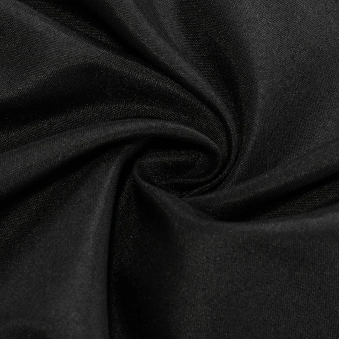 Open Back Fitted Polyester Rectangle Tablecloth 96"x30" Black - Ideal for Trade Shows and Events - Image 9
