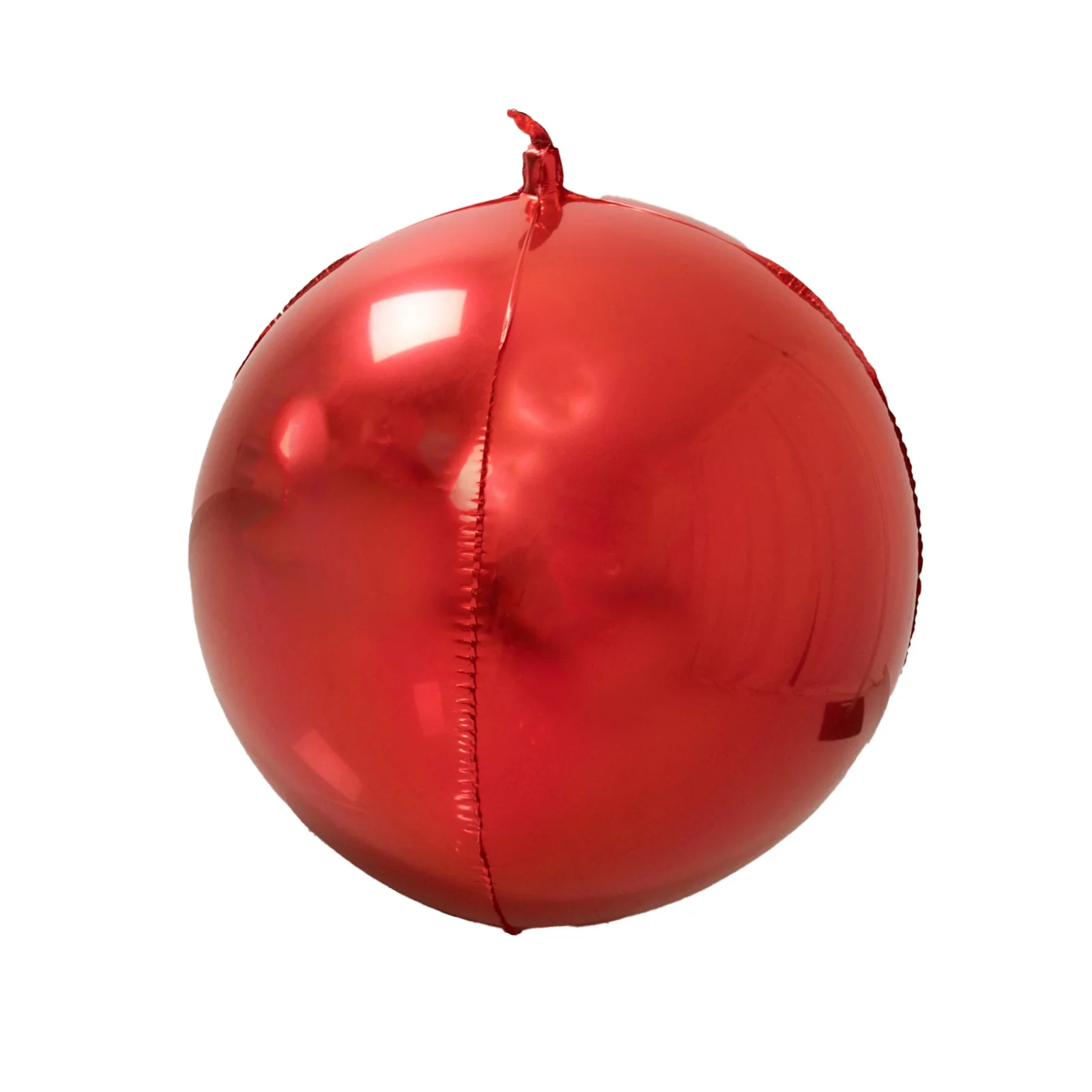 4-Pack 32" Orbz Mylar Foil Balloons, Metallic Red Large Round Sphere Helium or Air-Filled Party Decorations - Image 6