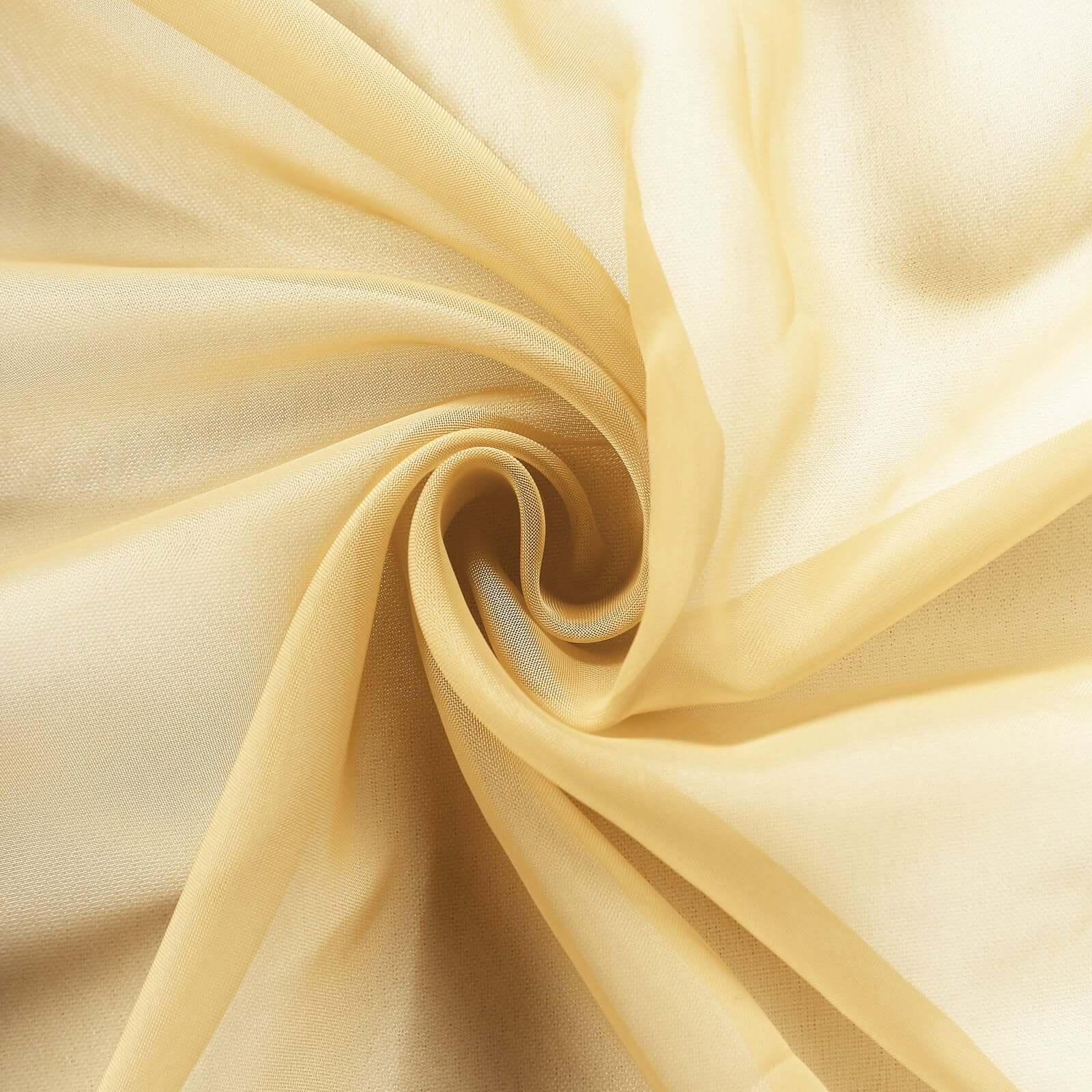 20 Pack Organza Chair Sashes 6"x108" Gold – Reusable Sheer Wedding Chair Bows - Image 7