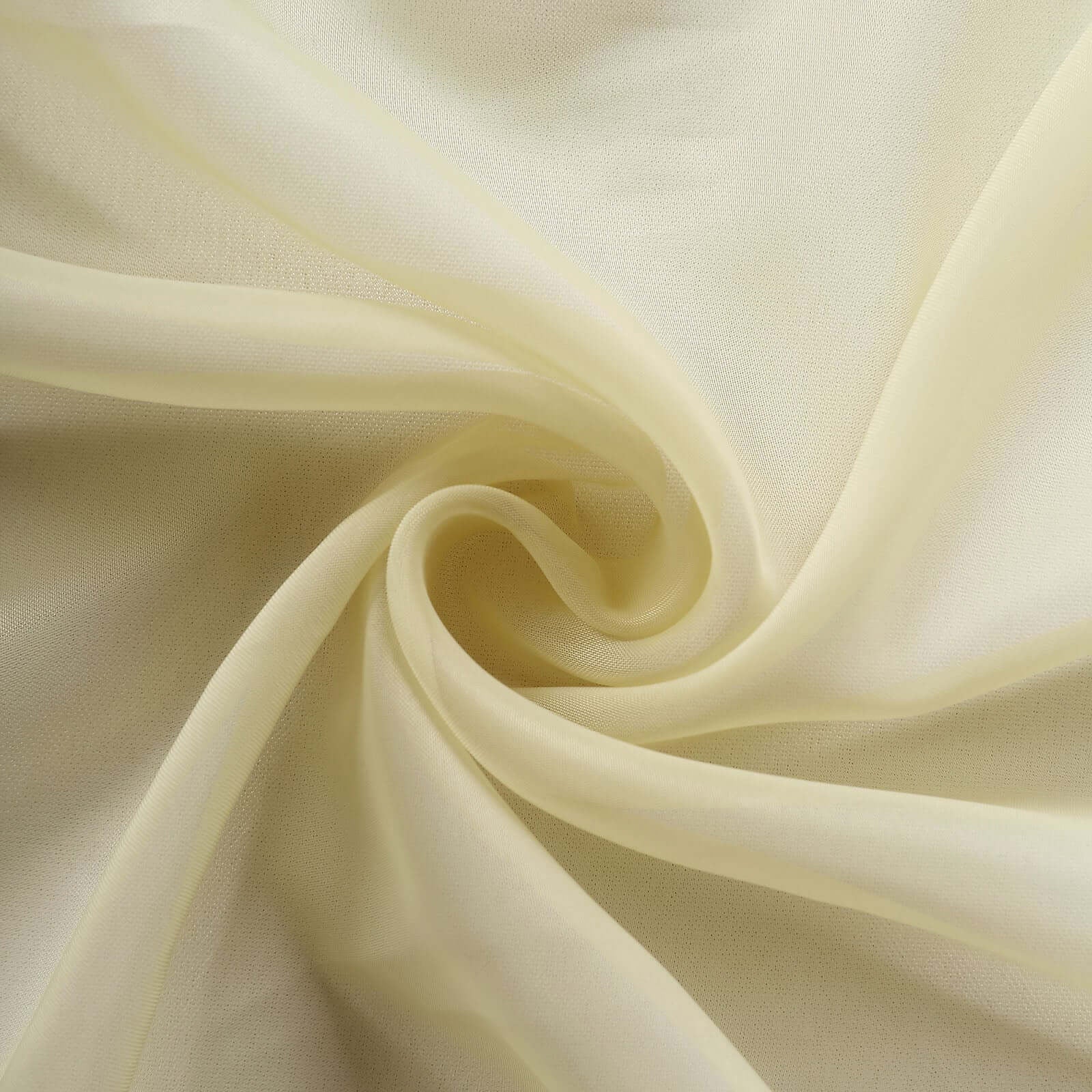 10 Pack Organza Table Overlay 72"x72" Champagne - Sheer Table Topper - Image 8