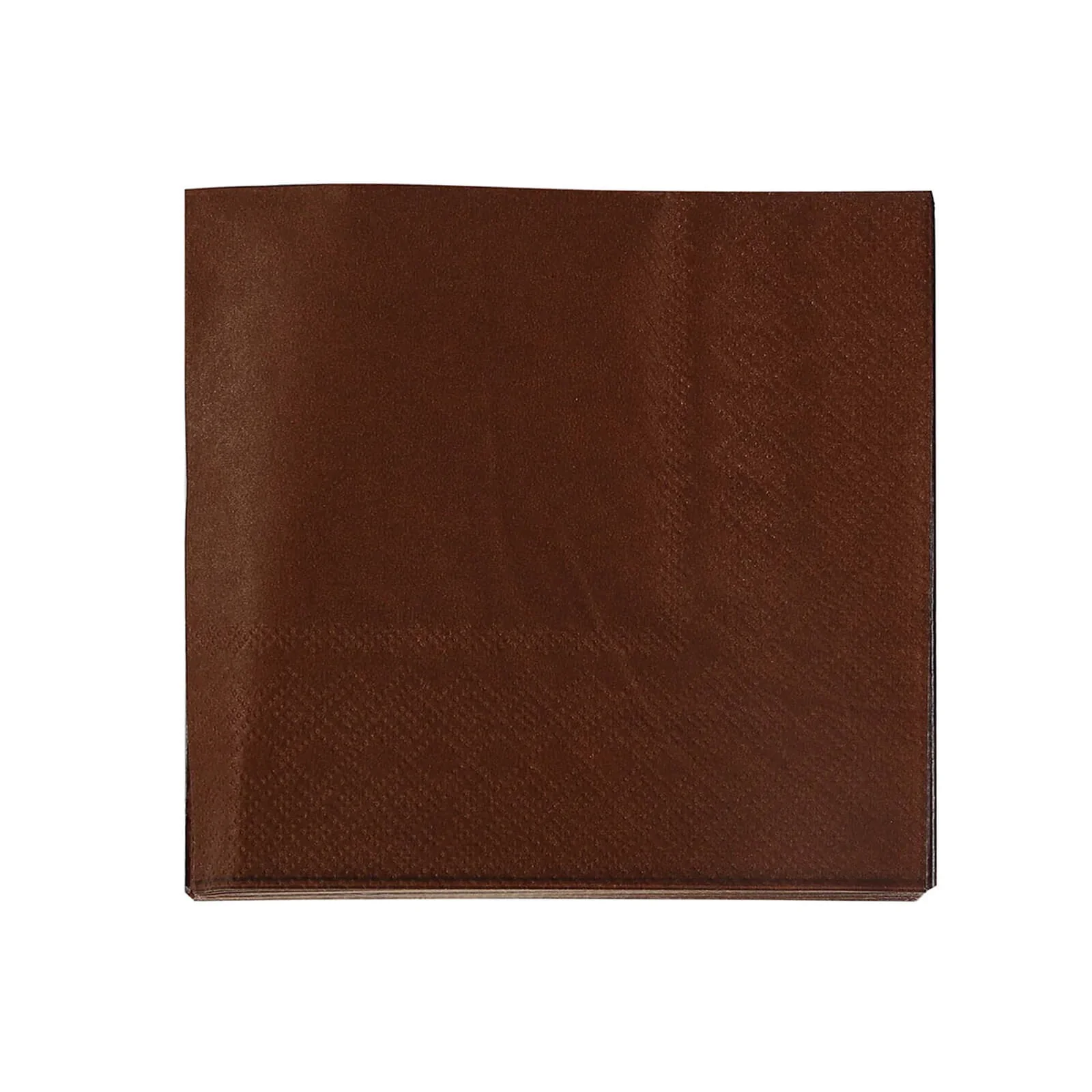 50-Pack Paper Beverage Napkins 2 Ply Cinnamon Brown 5"x5" - Soft Disposable Cocktail Napkins 18GSM - Image 7