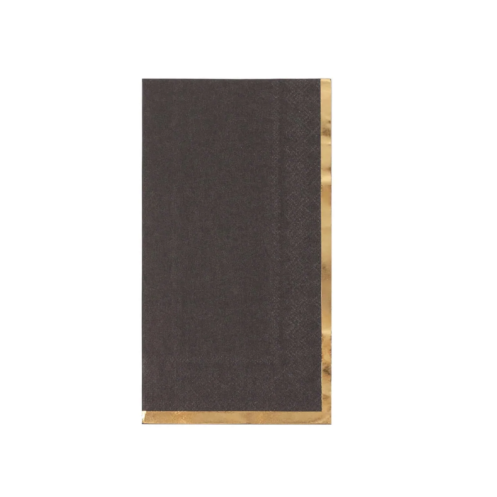 50-Pack Paper Dinner Napkins 2 Ply Black with Gold Foil Edge - Soft Disposable Napkins for Events - Image 6