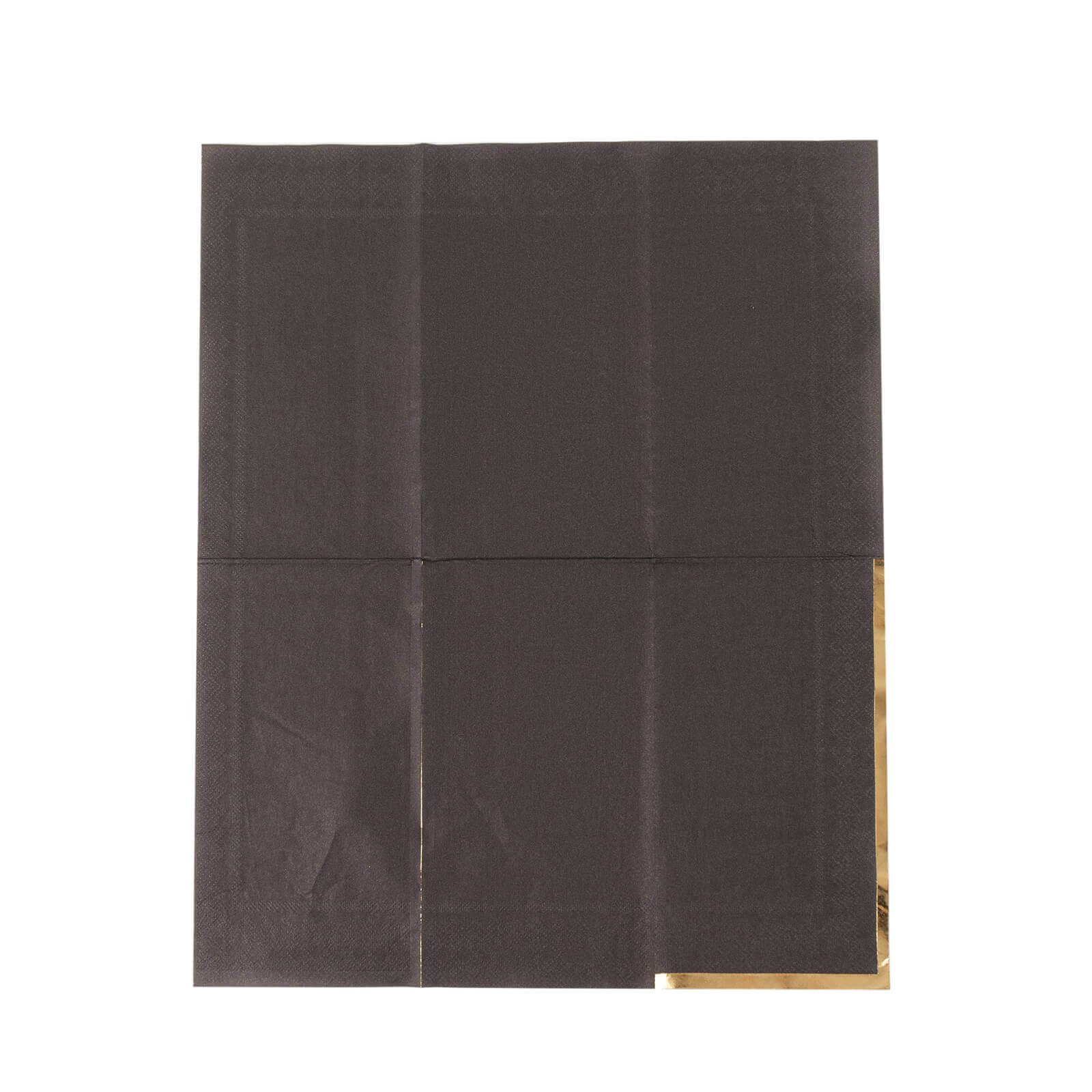 50-Pack Paper Dinner Napkins 2 Ply Black with Gold Foil Edge - Soft Disposable Napkins for Events - Image 8