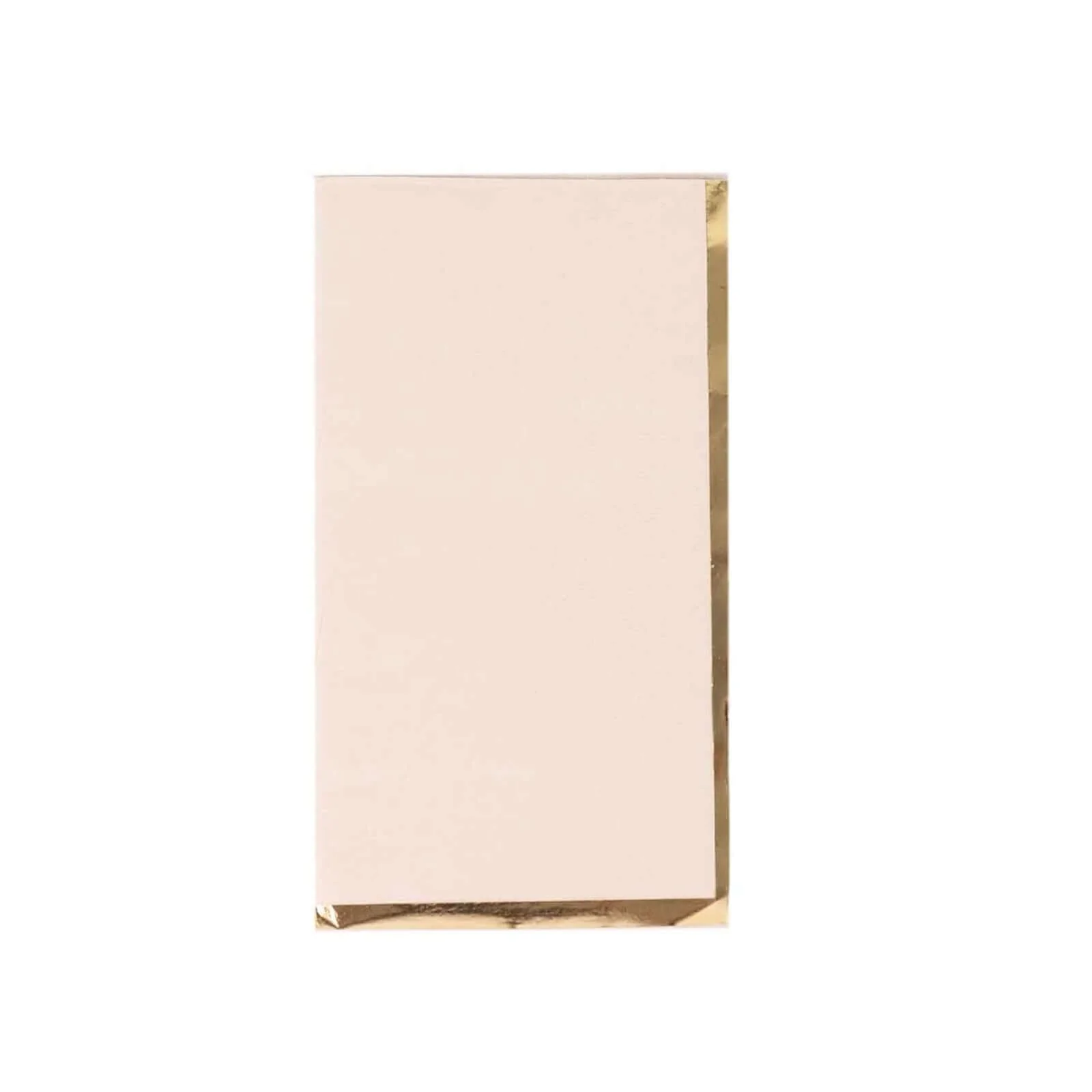 50-Pack Paper Dinner Napkins 2 Ply Blush with Gold Foil Edge - Soft Disposable Napkins - Image 8