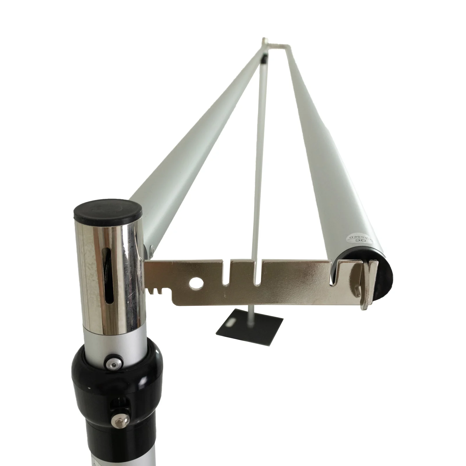 Pipe and Drape Backdrop Stand with Double Cross Bars, Adjustable Silver Aluminum Frame Support System 12ft x 12ft with Heavy Duty Steel Bases - Image 10