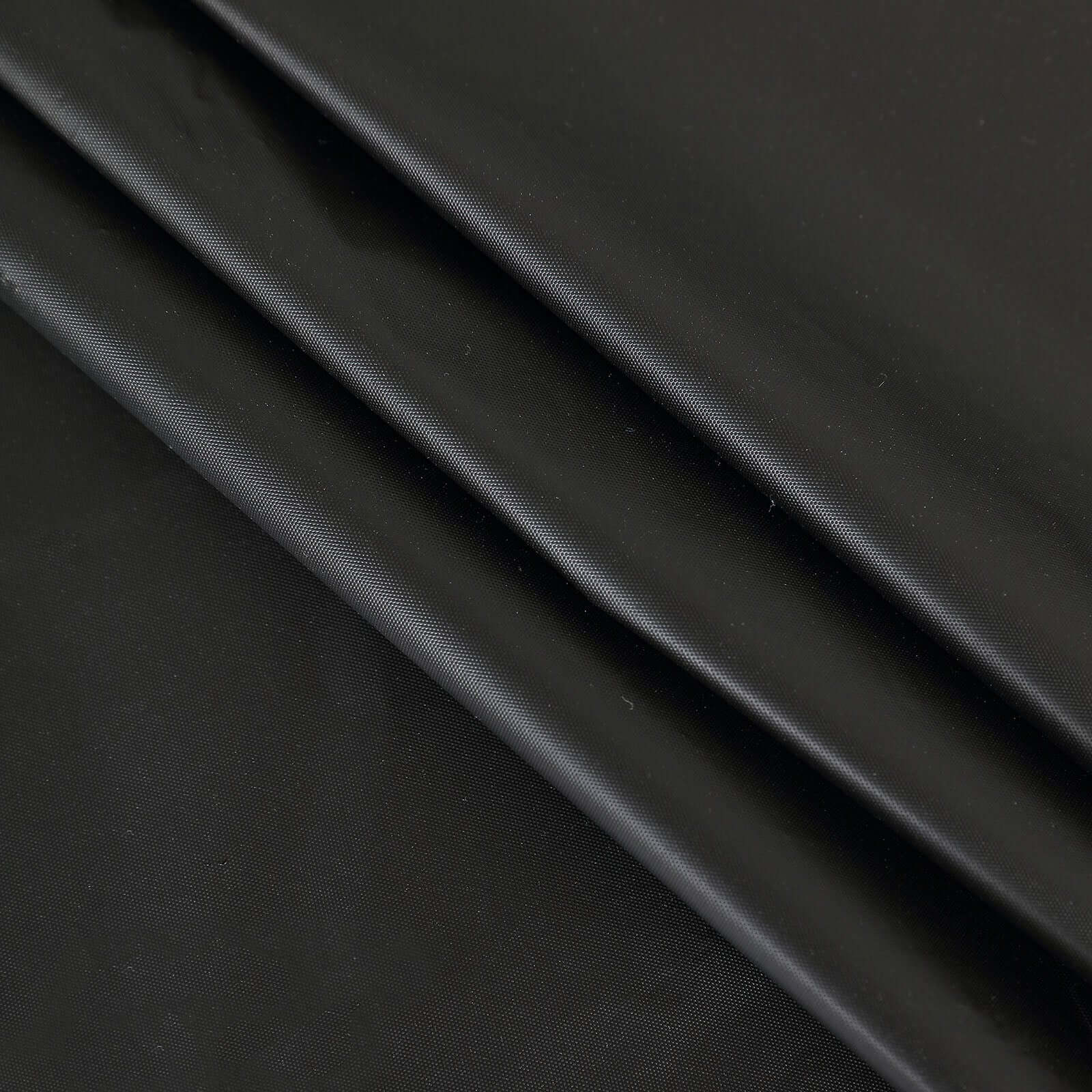 5-Pack Plastic Table Covers 54"x108" Black Rectangle - PVC Waterproof Disposable Tablecloths - Image 8