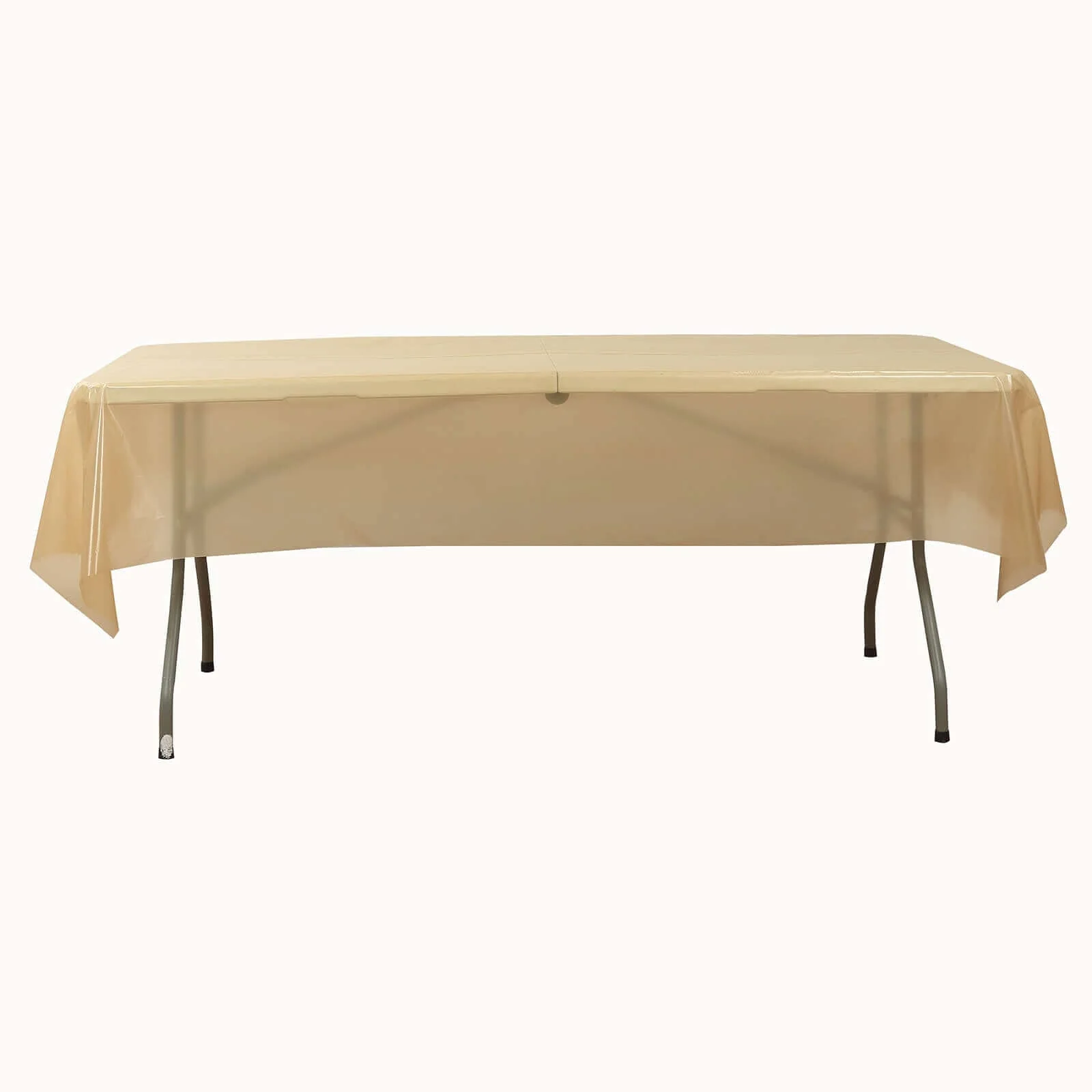 Plastic Table Cover Roll 54"x300ft Gold with Slide Cutter - Cuts Up to 36 Rectangle 8ft Disposable Tablecloths - Image 7