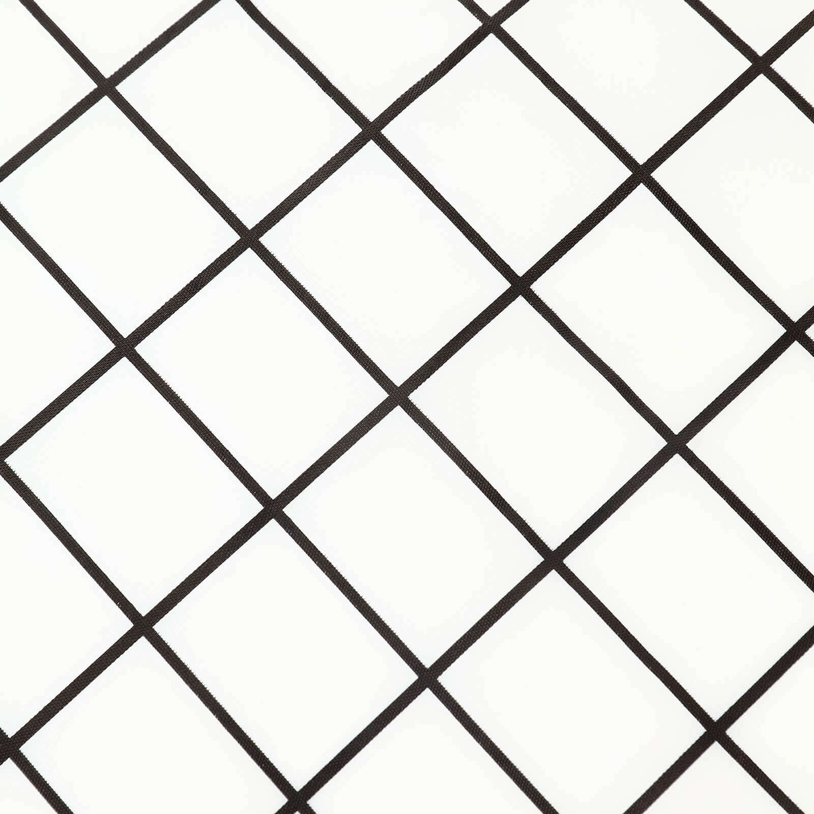 5-Pack Plastic Table Covers 54"x108" Black/White Grid Rectangle - Checkered PVC Waterproof Disposable Covers - Image 13