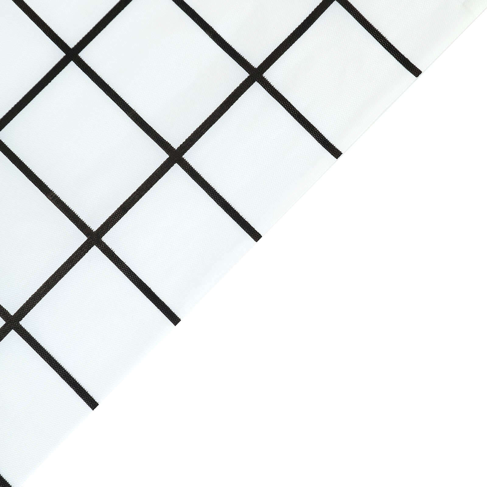 5-Pack Plastic Table Covers 54"x108" Black/White Grid Rectangle - Checkered PVC Waterproof Disposable Covers - Image 14