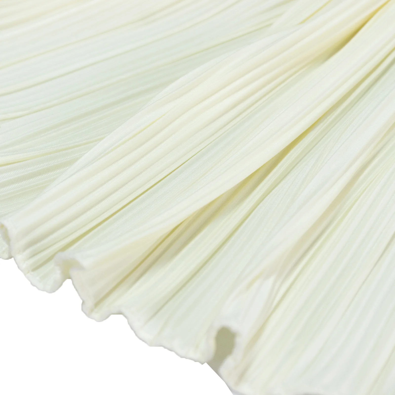 Scuba Table Runner 12" x 108" Ivory Accordion Pleated – Wrinkle Free & Stain Resistant Textured Table Accent - Image 6