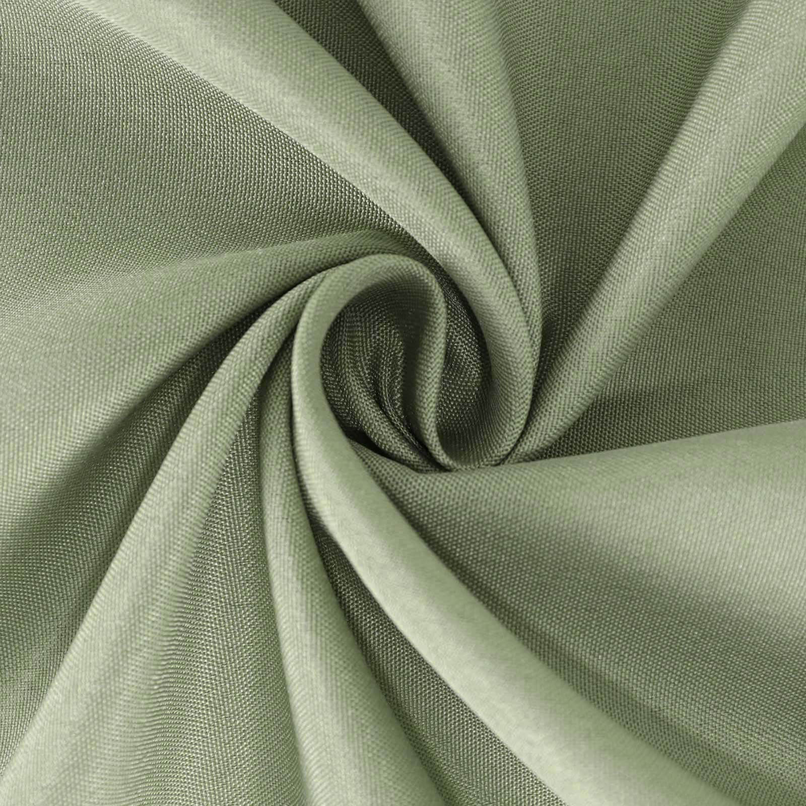 Polyester Banquet Chair Cover Dusty Sage Green - Reusable Stain-Resistant Slipcover - Image 13