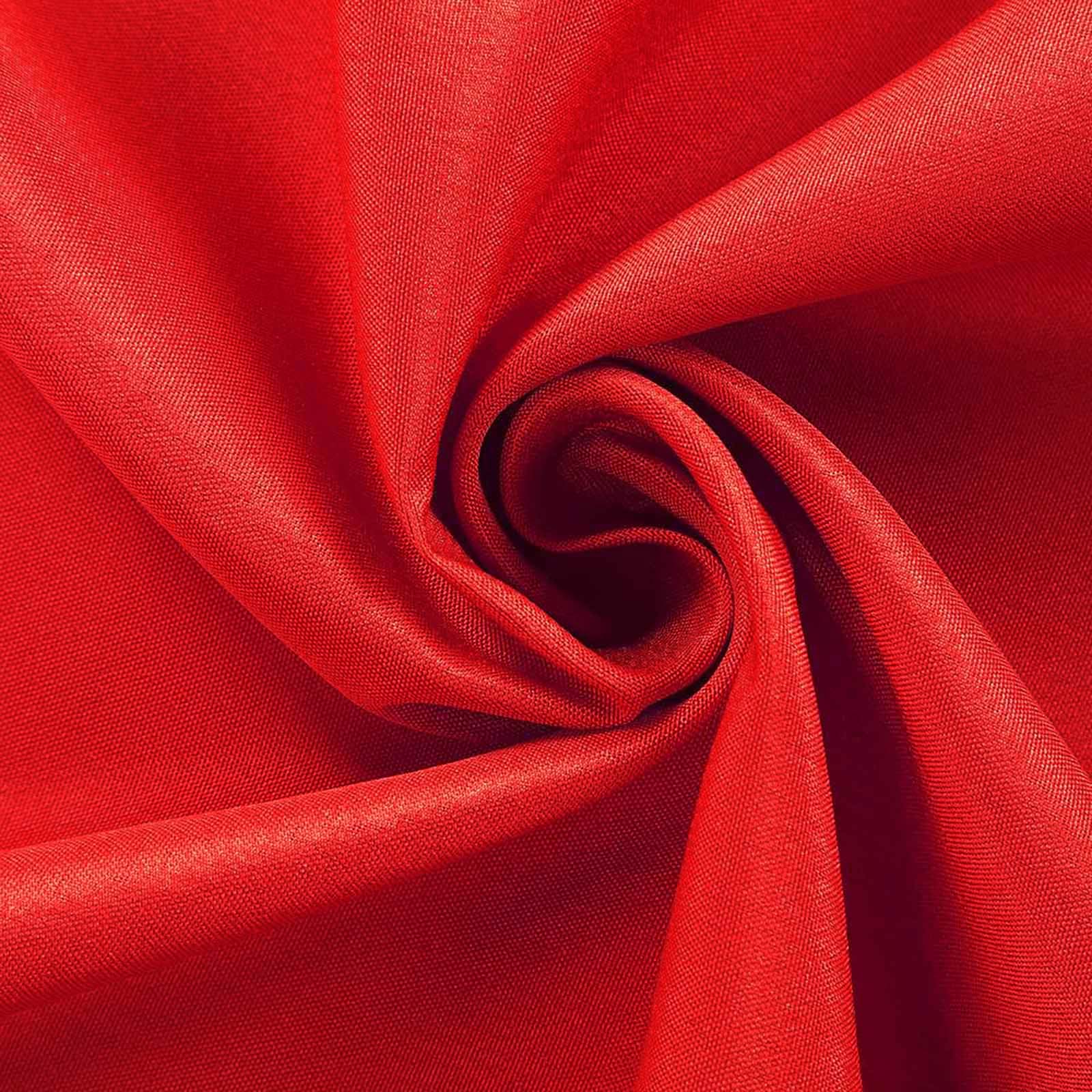 Polyester Banquet Chair Cover Red - Reusable Stain-Resistant Slipcover - Image 8