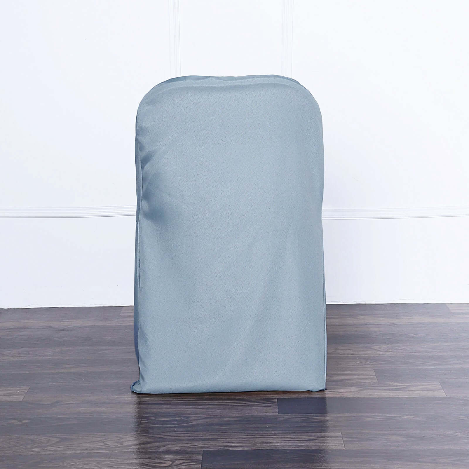 Polyester Folding Chair Cover Dusty Blue - Reusable Stain-Resistant Slipcover - Image 3