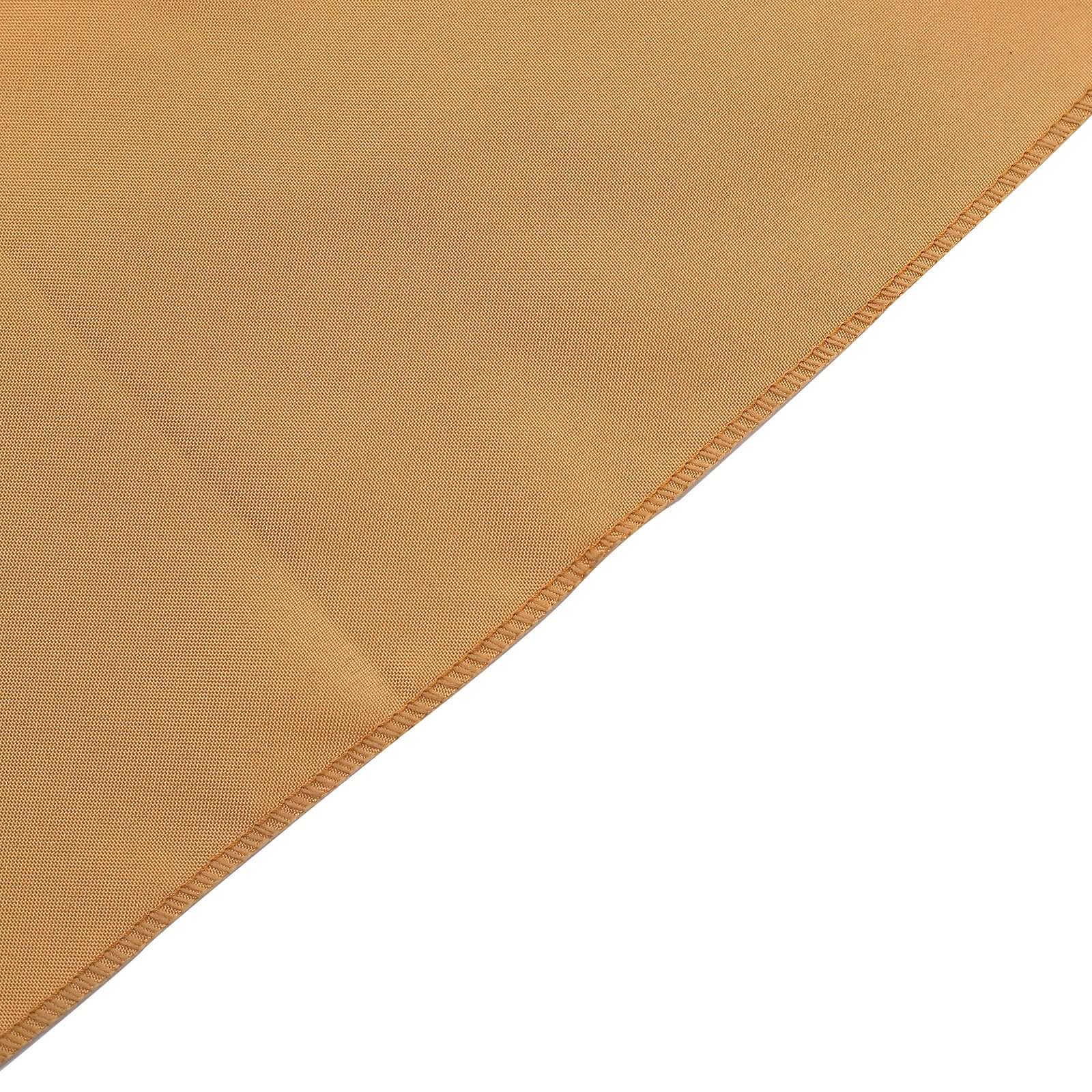 Polyester Folding Chair Cover Gold for Lifetime Chairs - Durable Reusable Slip-On Design for Events - Image 8