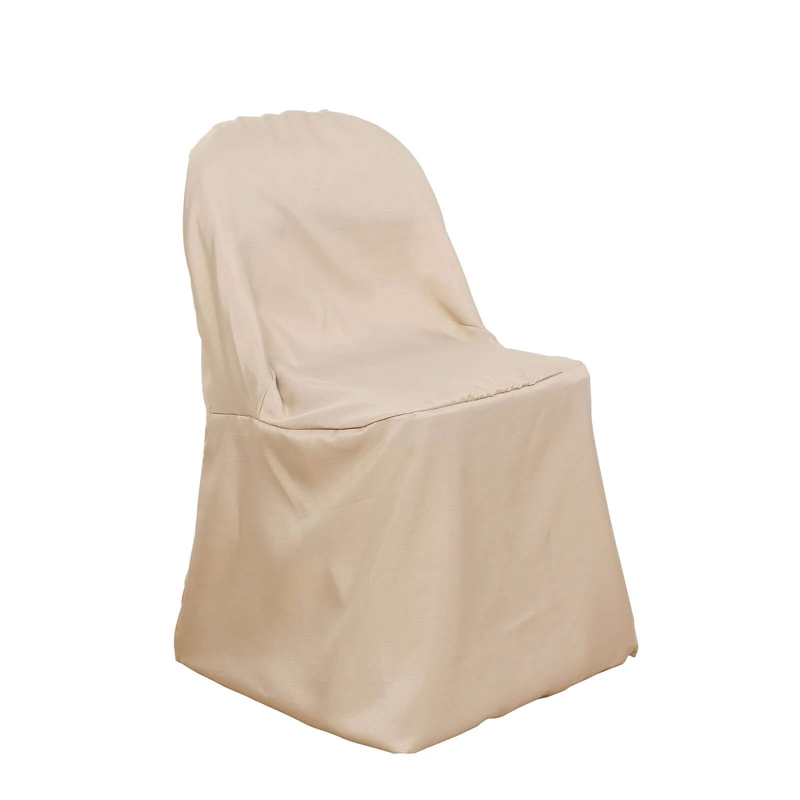 Polyester Folding Chair Cover Nude - Reusable Stain-Resistant Slipcover - Image 7