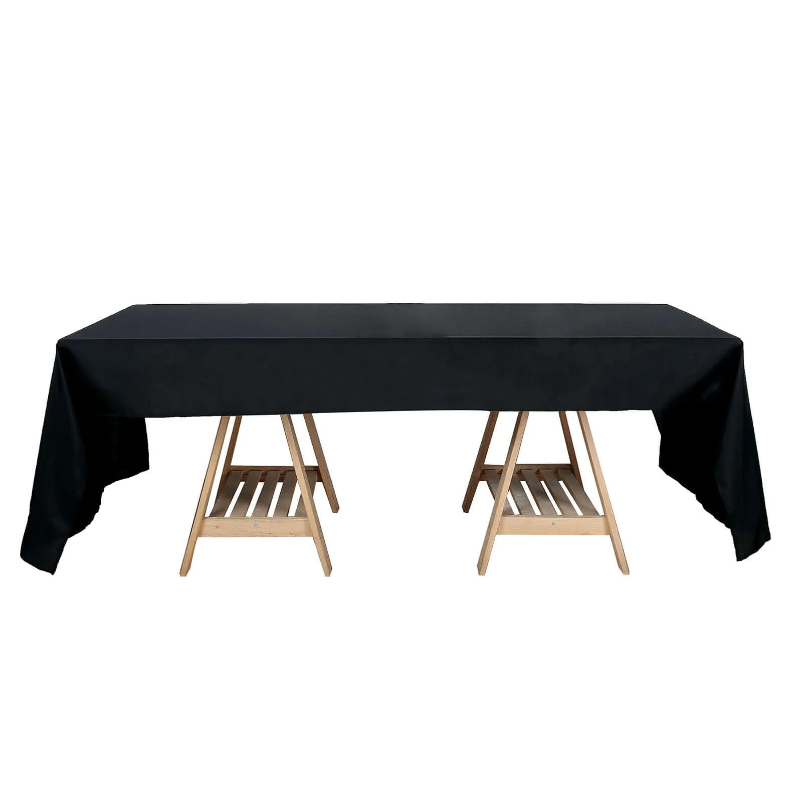 Polyester Rectangle Tablecloth 50"x120" Black - Durable and Easy-to-Clean Table Cover - Image 6