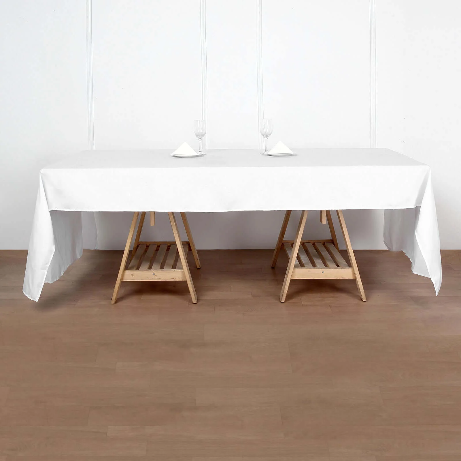 Polyester Rectangle Tablecloth 50"x120" White - Durable and Easy-to-Clean Table Cover for Banquets & Receptions - Image 6