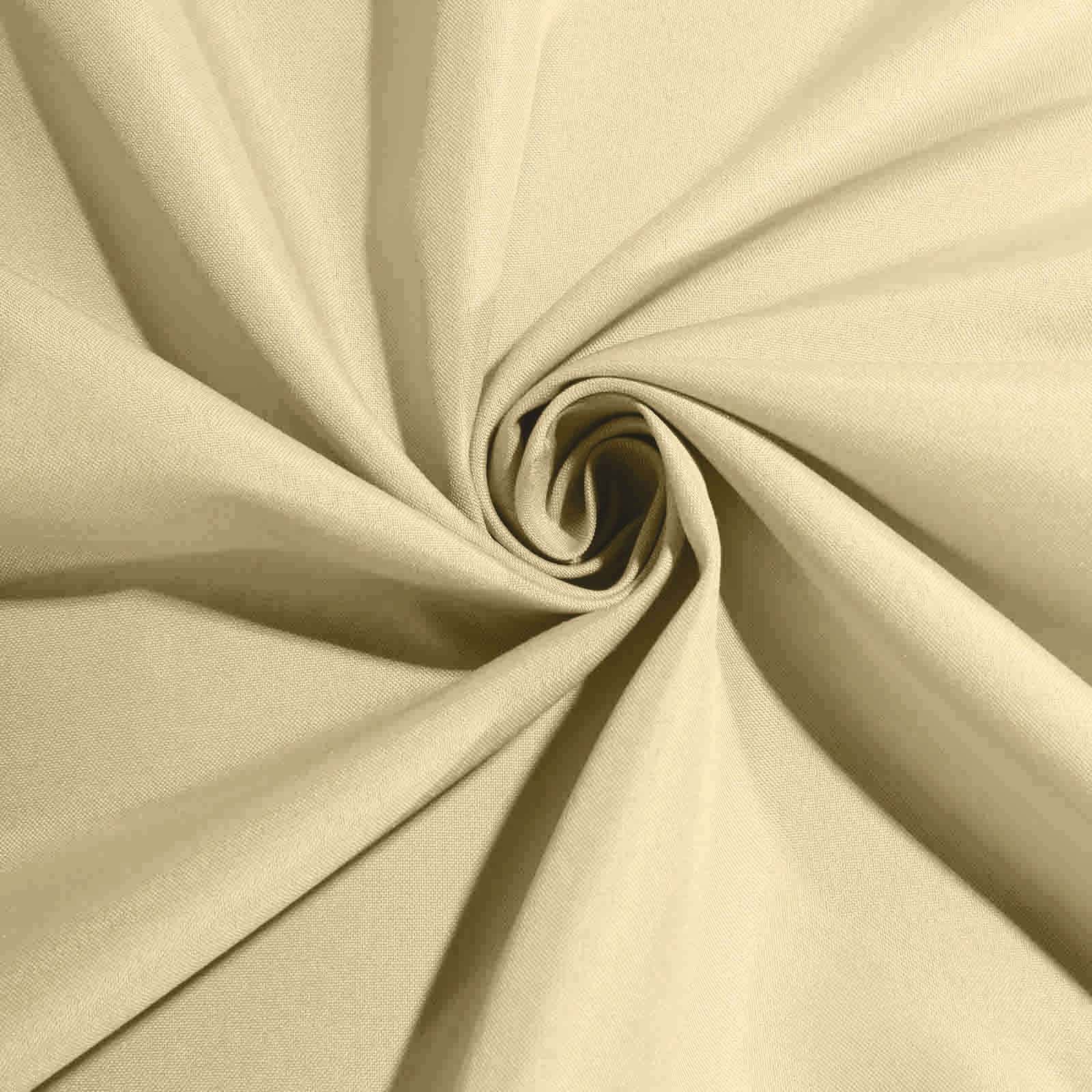 Polyester Rectangle Tablecloth 60"x102" Champagne - Wrinkle-Resistant Finish - Image 8