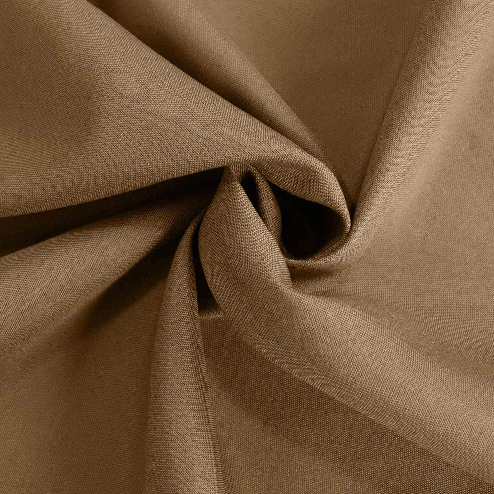Polyester Rectangle Tablecloth 60"x102" Taupe - Wrinkle-Resistant Finish - Image 8
