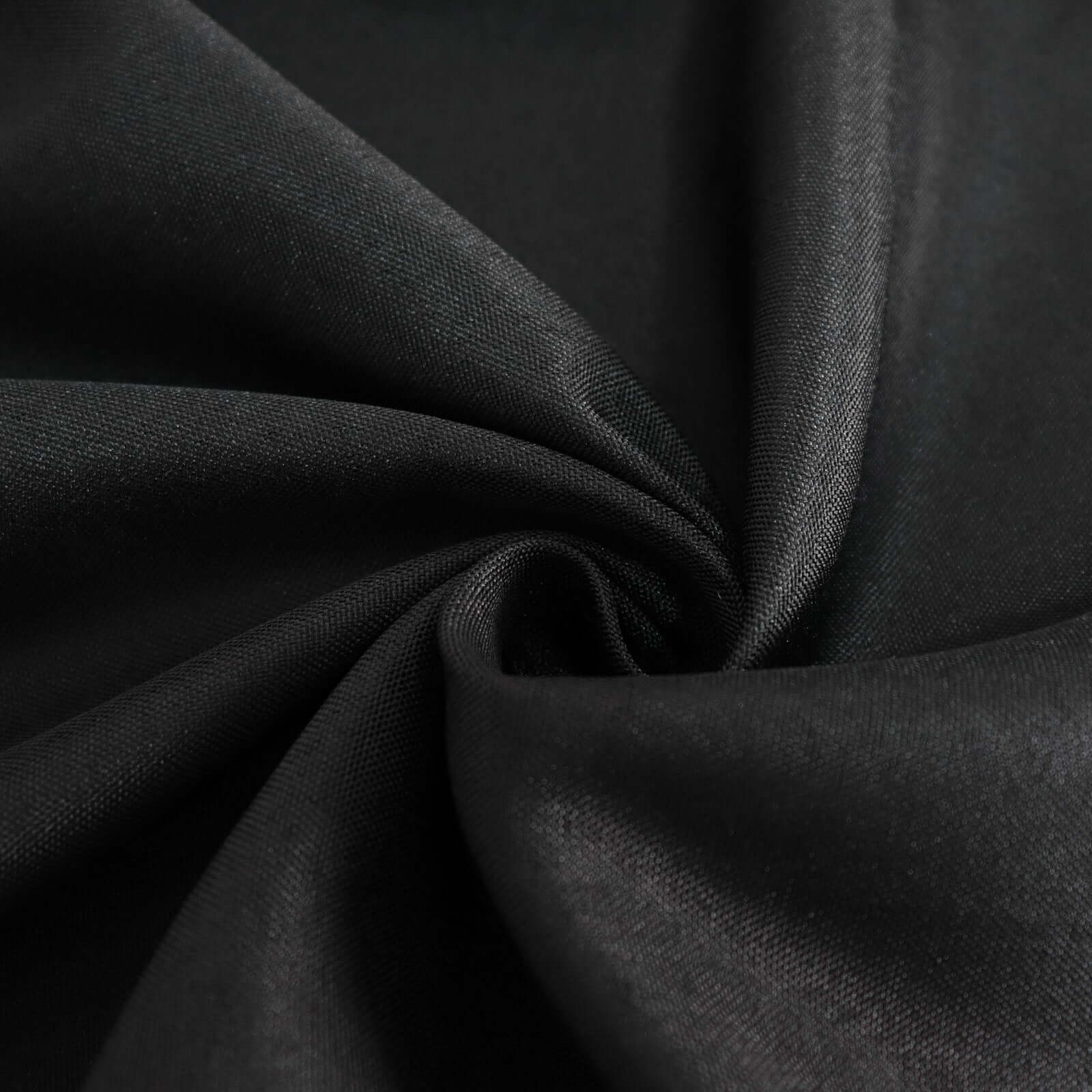 Polyester Rectangle Tablecloth 60"x126" Black - Durable and Wrinkle-Resistant Table Cover for Weddings & Events - Image 7